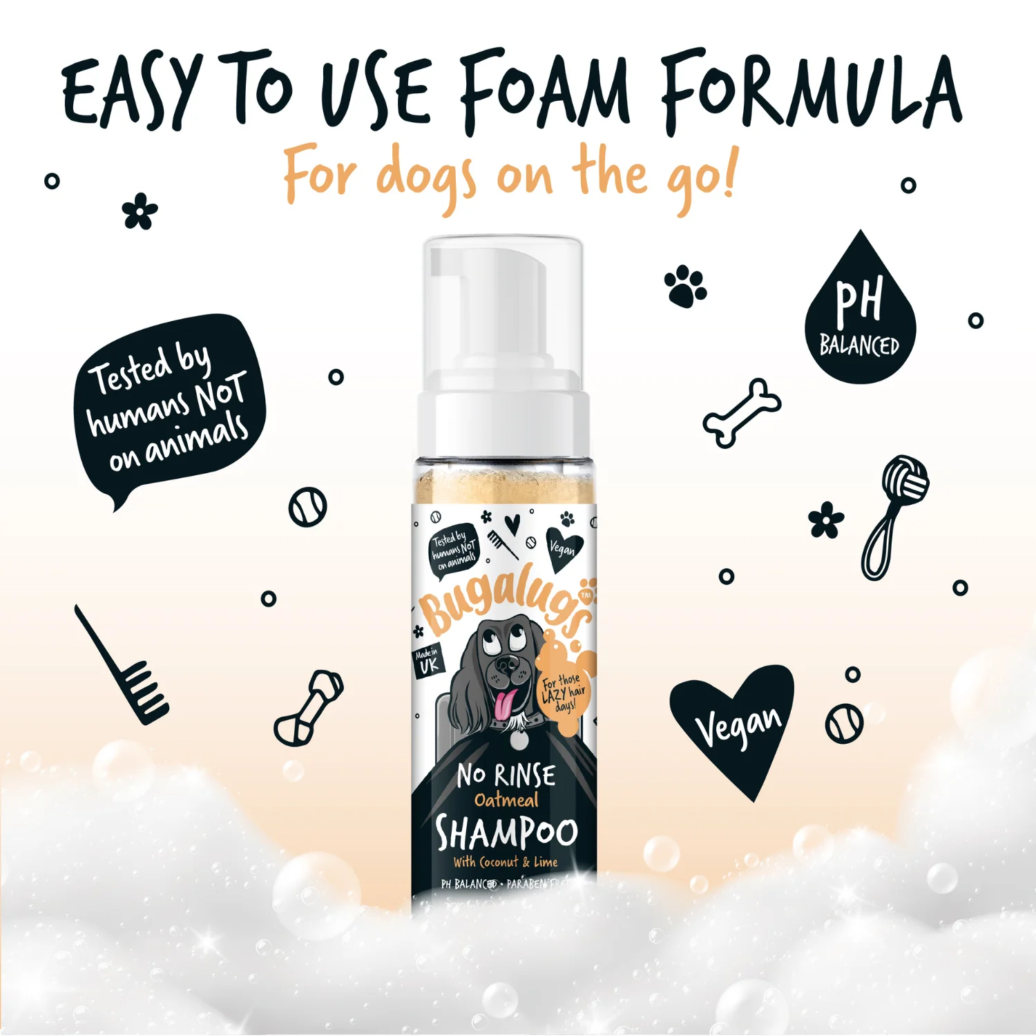 No Rinse Oatmeal Dog Shampoo with Coconut & Lime - Image 7