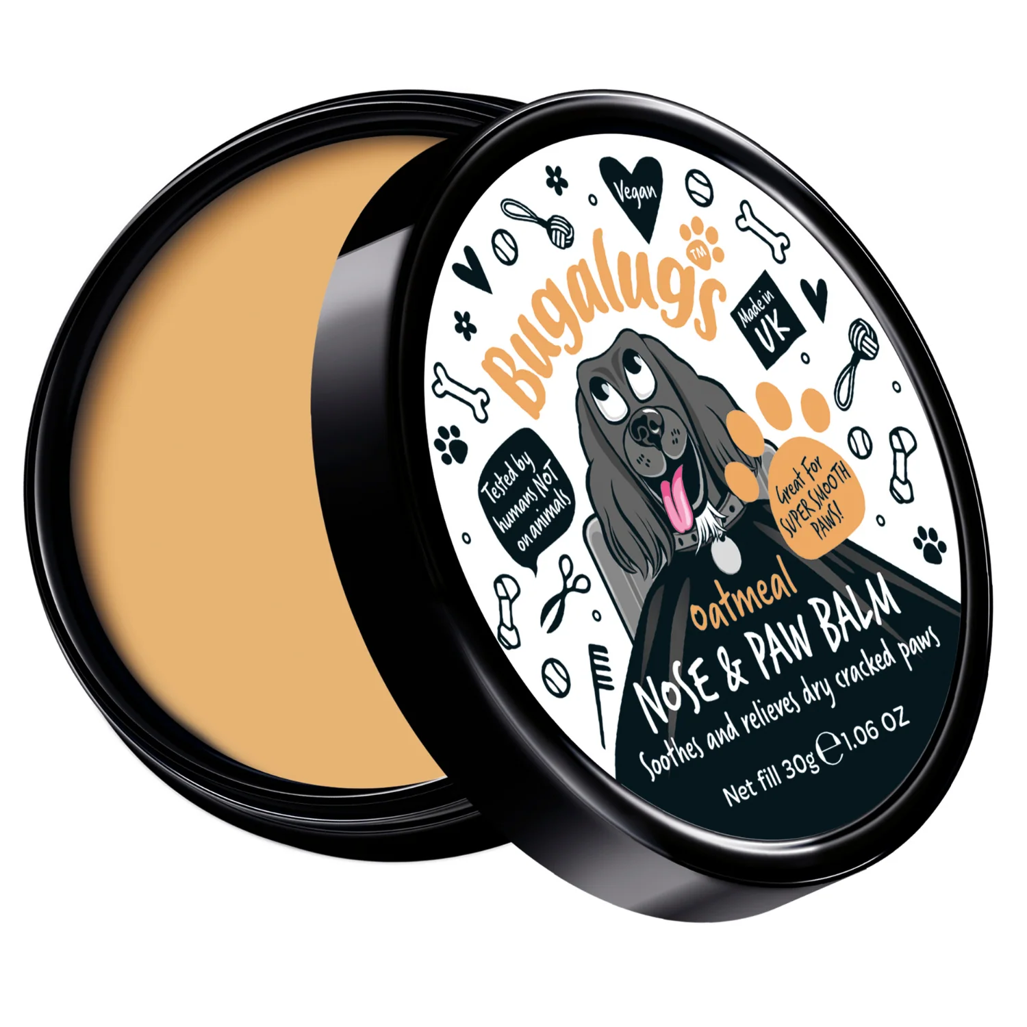 Oatmeal Nose & Paw Balm Pot for Dogs - Image 3