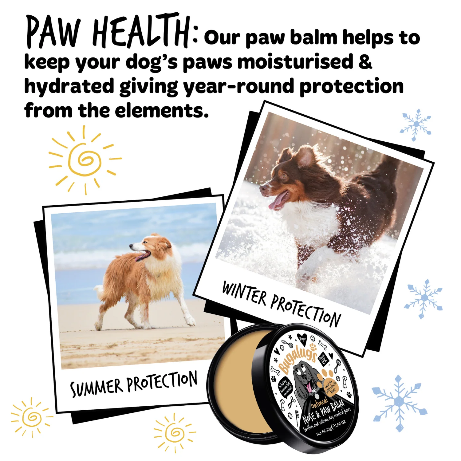 Oatmeal Nose & Paw Balm Pot for Dogs - Image 6
