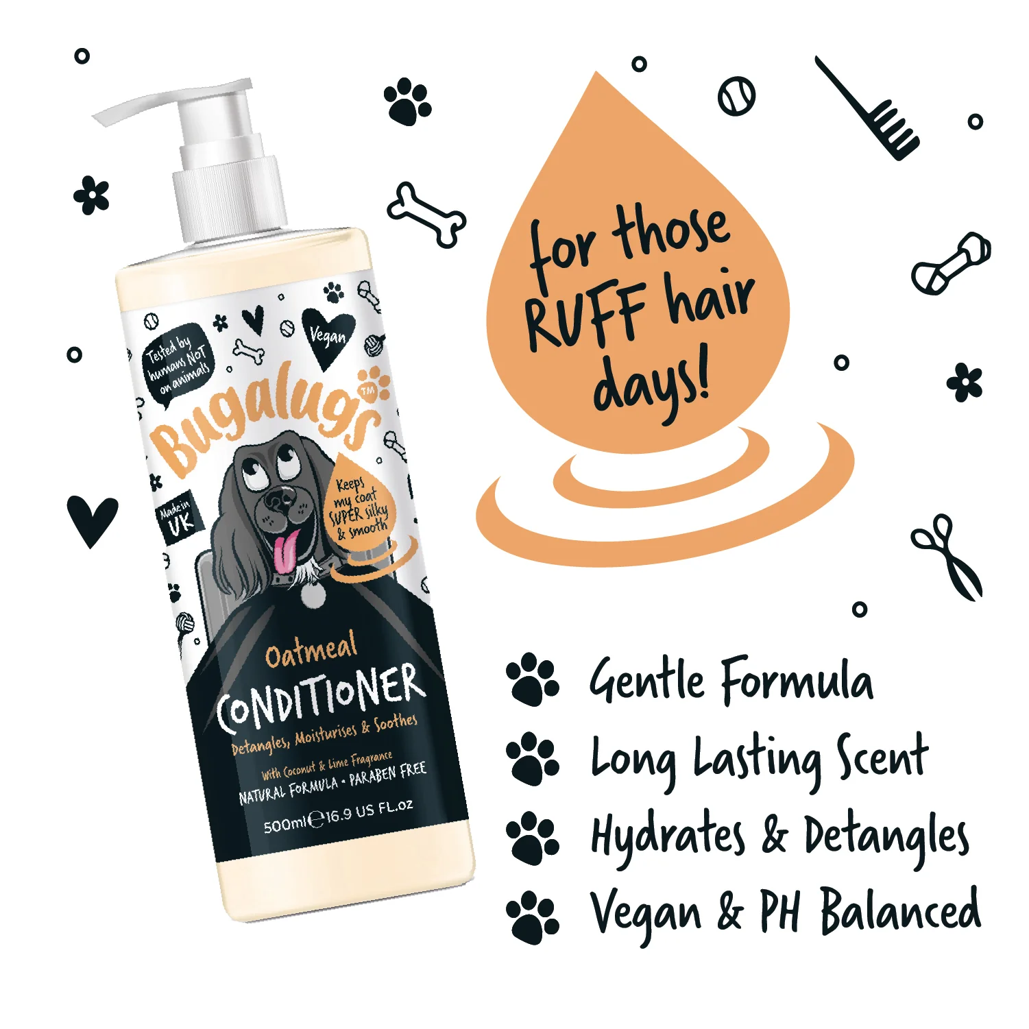 Oatmeal Dog Conditioner with Coconut & Lime - Image 5