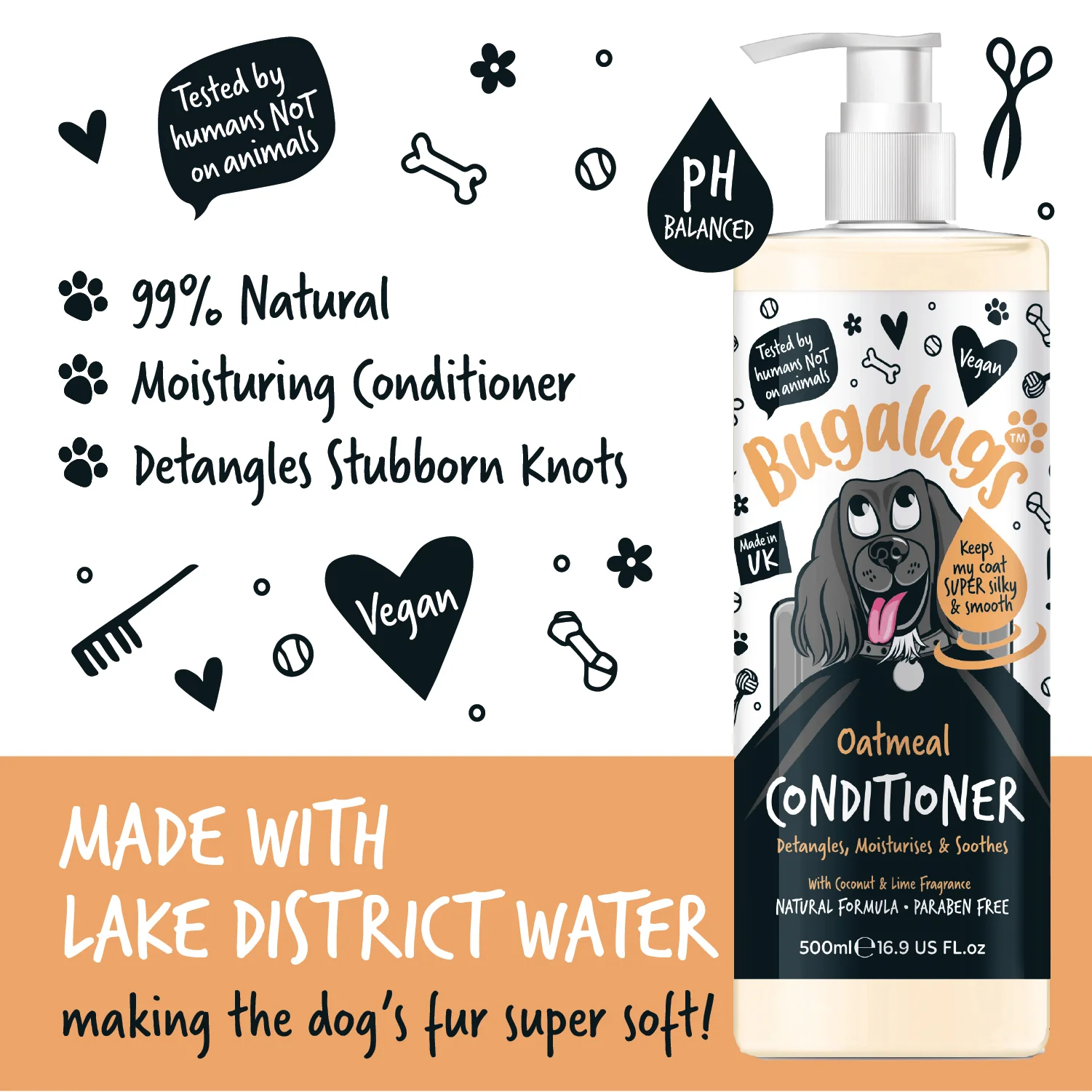 Oatmeal Dog Conditioner with Coconut & Lime - Image 7