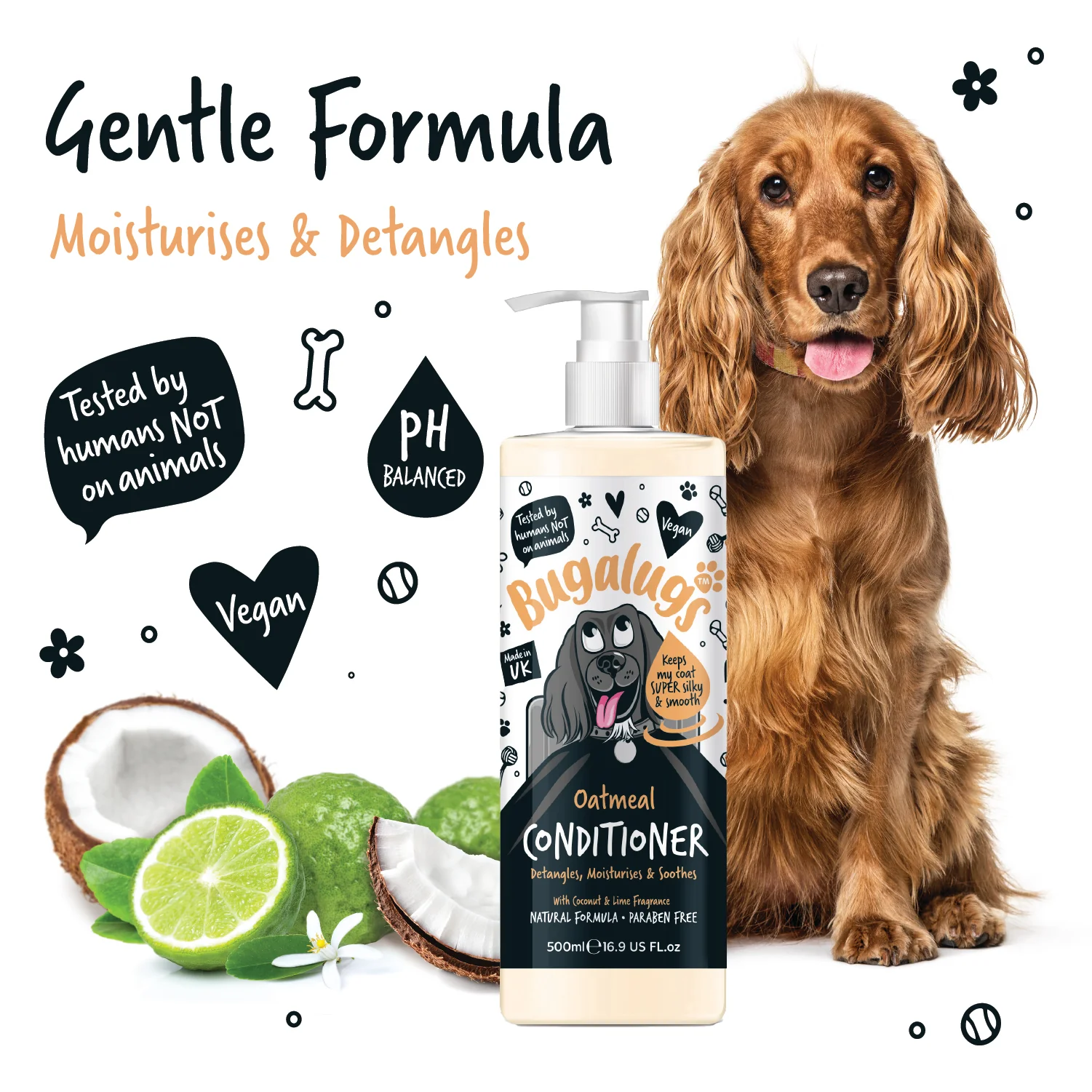 Oatmeal Dog Conditioner with Coconut & Lime - Image 9