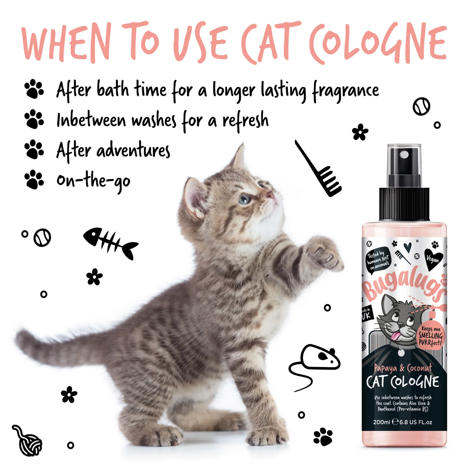 Papaya & Coconut Cat Cologne - Image 4