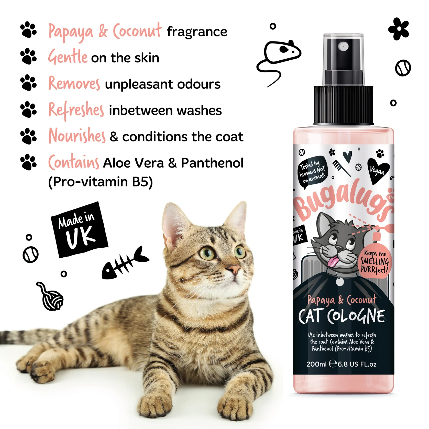 Papaya & Coconut Cat Cologne - Image 6