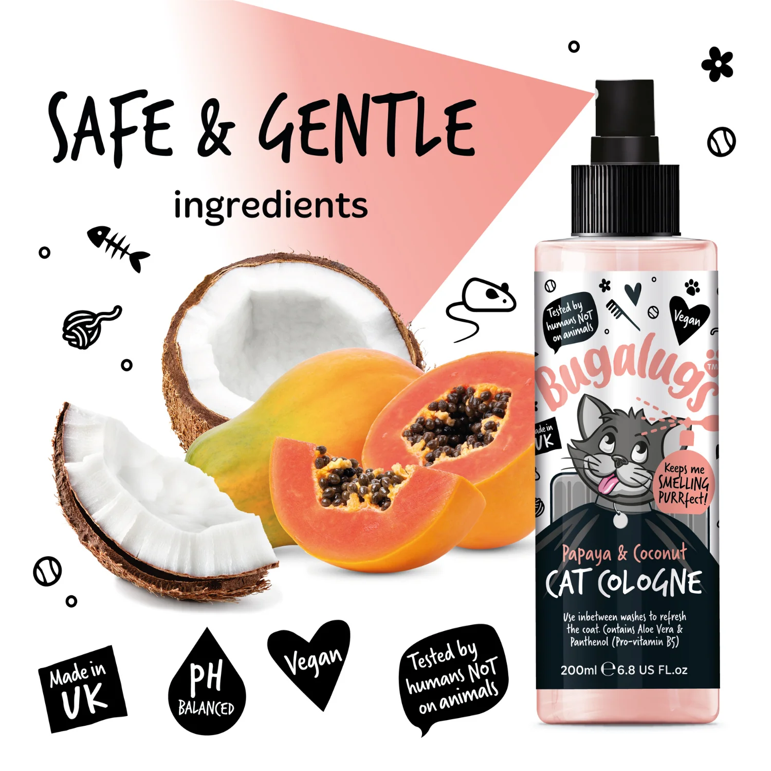 Papaya & Coconut Cat Cologne - Image 7