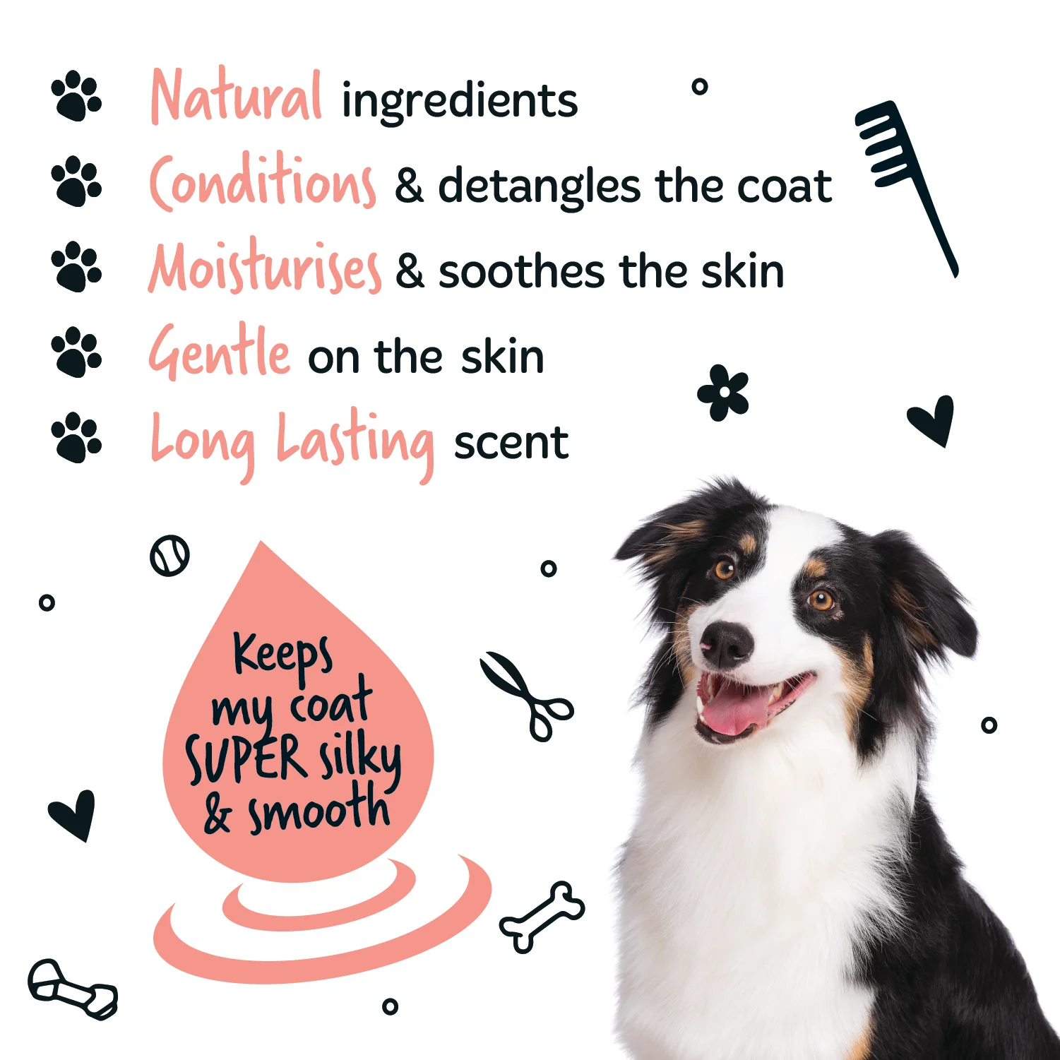 Luxury Papaya & Coconut Dog Conditioner - Image 3