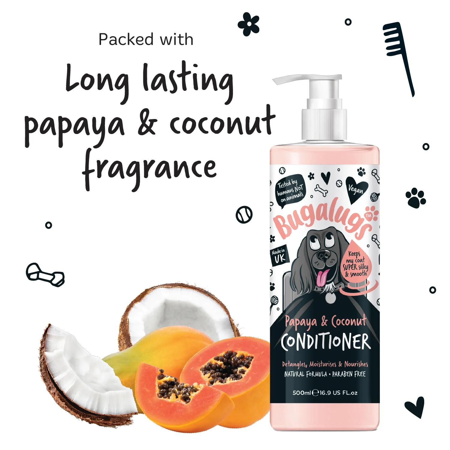 Luxury Papaya & Coconut Dog Conditioner - Image 7