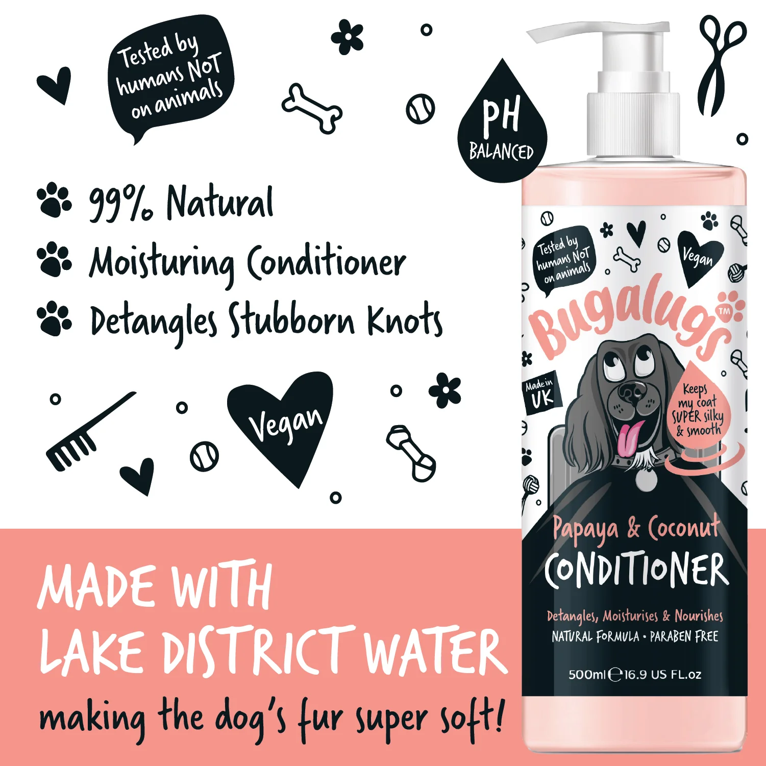 Luxury Papaya & Coconut Dog Conditioner - Image 8