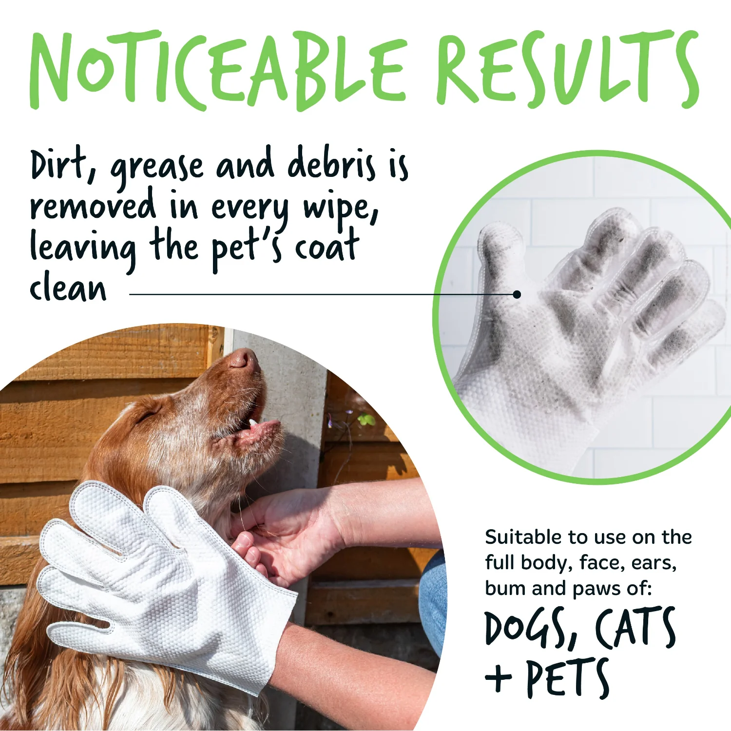 Fragrance Free Glove Pet Wipes for Full Body, Bum & Paws (30) - Image 5