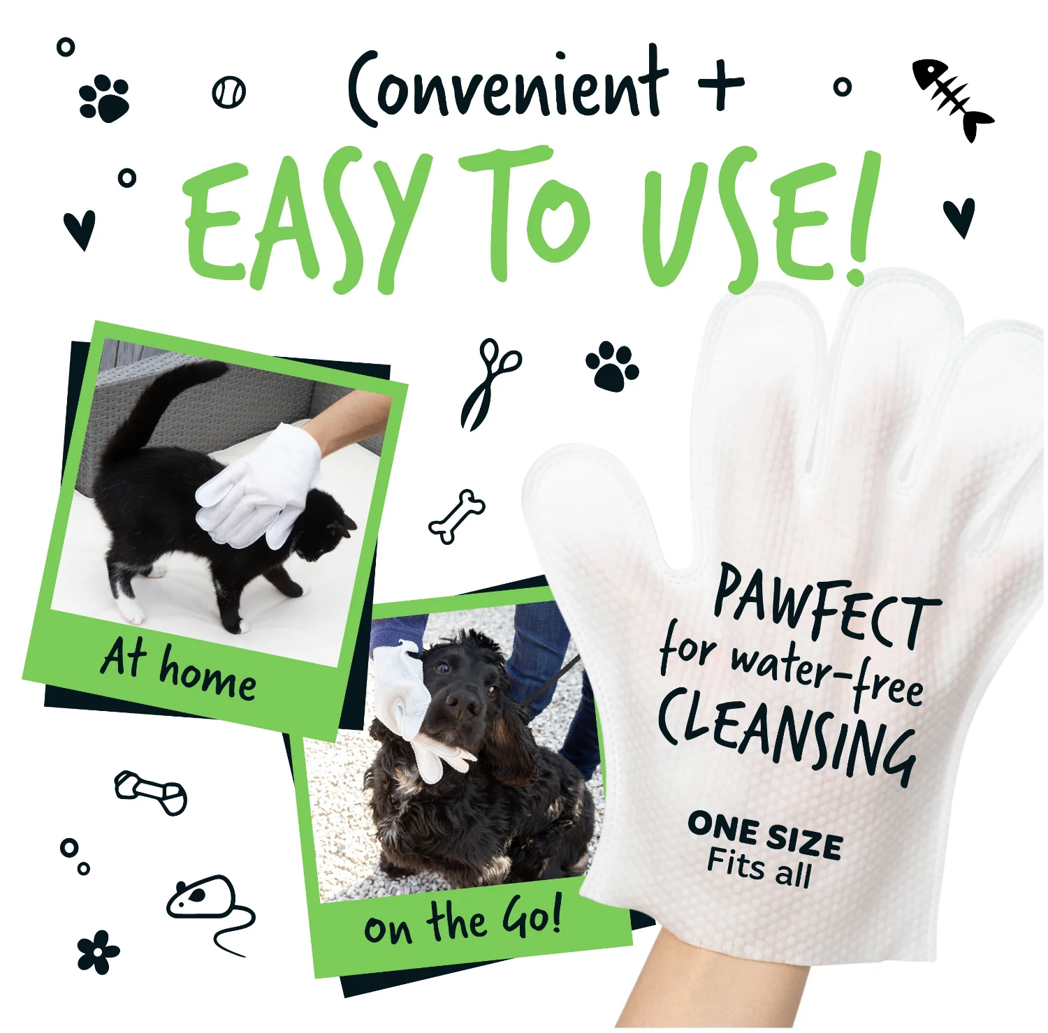 Fragrance Free Glove Pet Wipes for Full Body, Bum & Paws (30) - Image 9