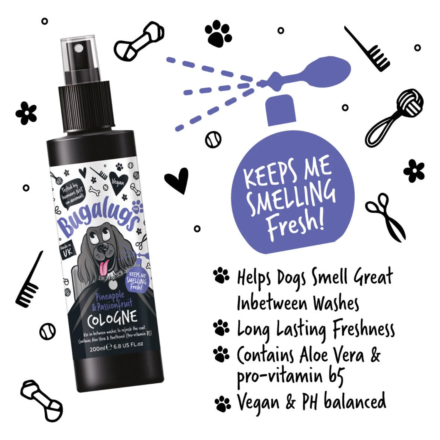Pineapple & Passionfruit Dog Cologne - Image 3