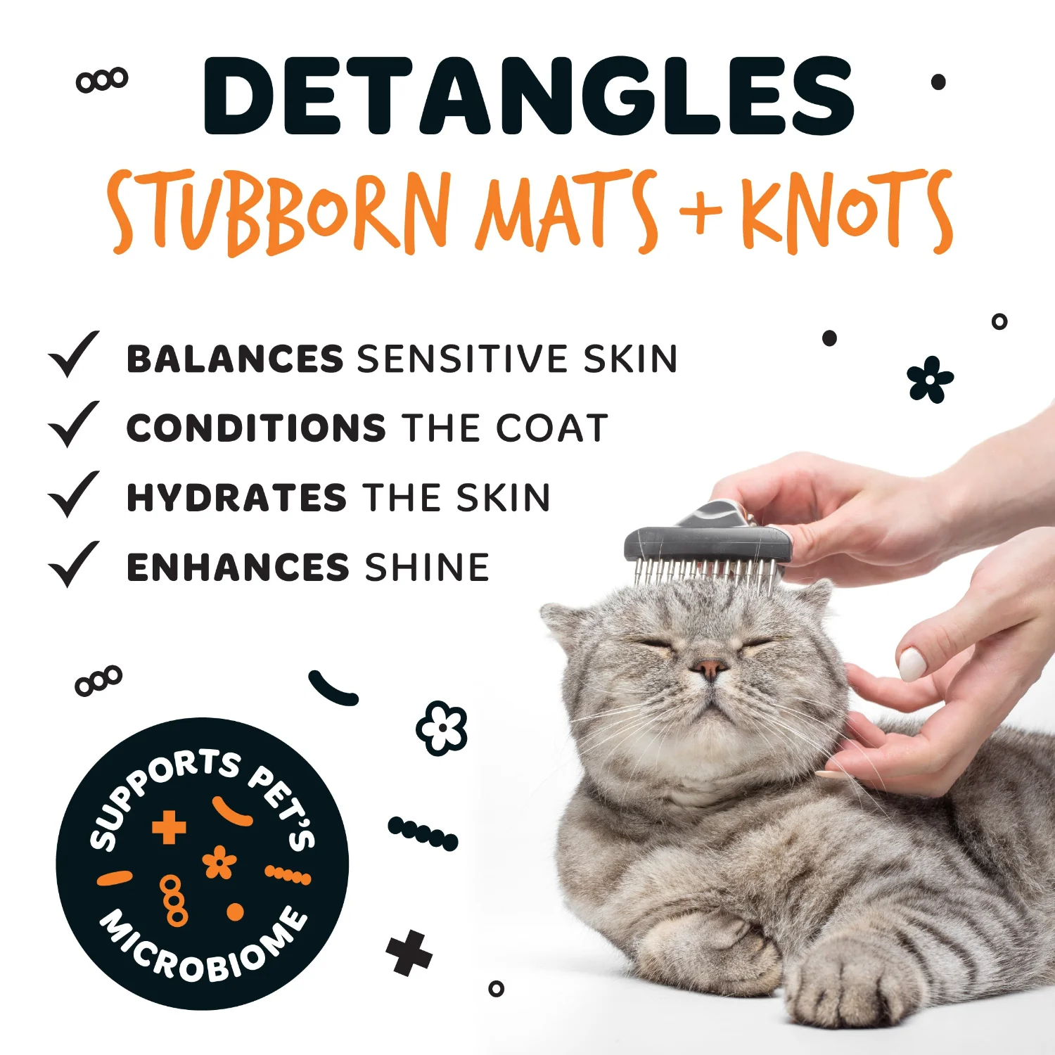 Pre, Post + Probiotic Detangling + Conditioning Spray for Cats - Image 5