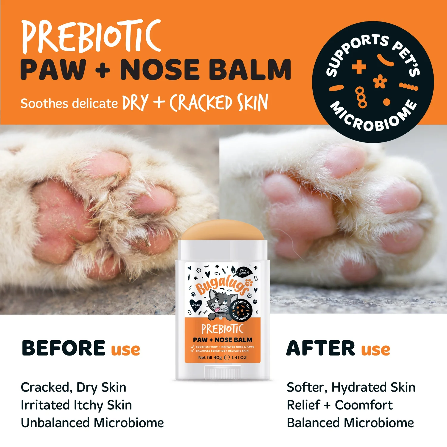 Prebiotic Balm Stick for Cats (40g) - Image 3