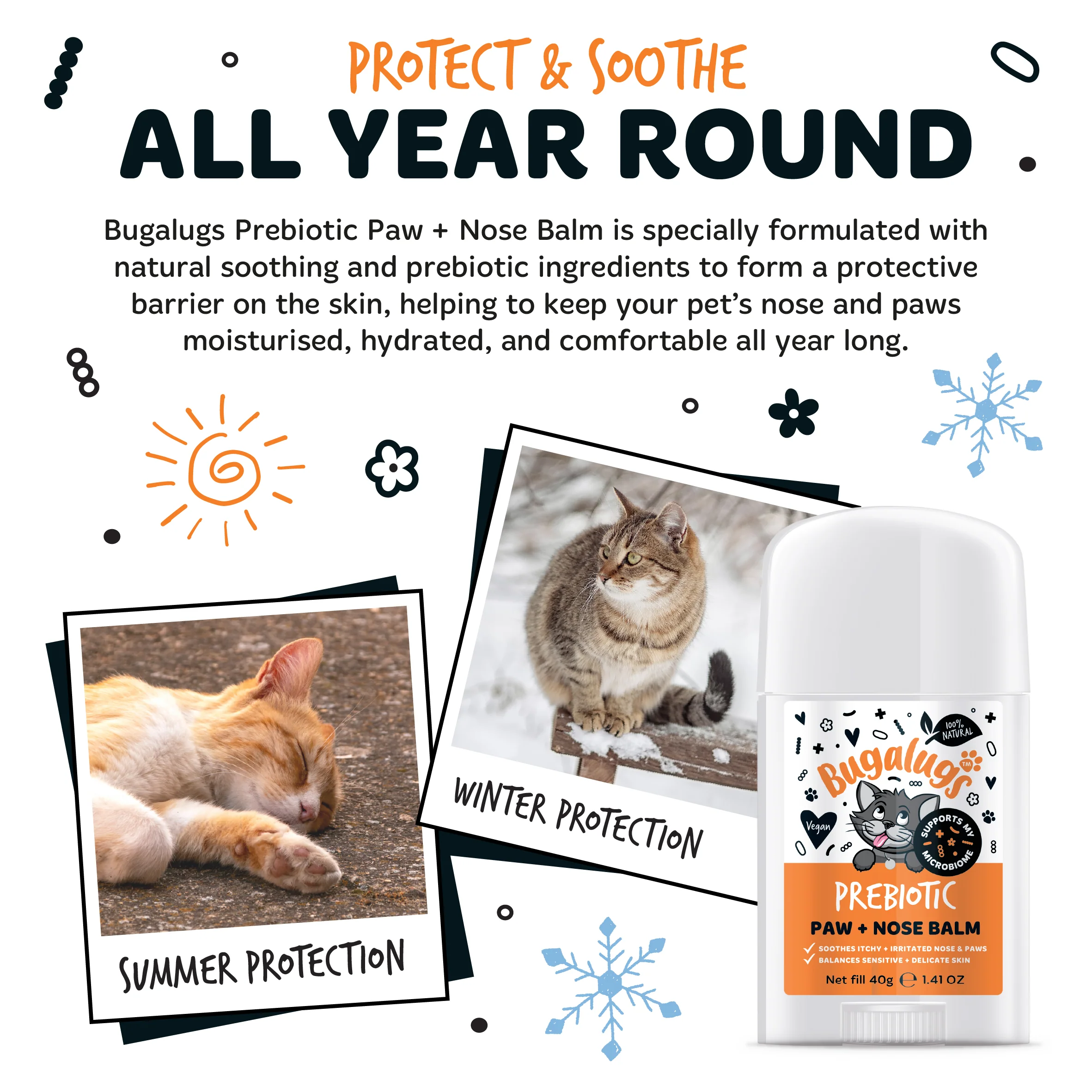Prebiotic Balm Stick for Cats (40g) - Image 5