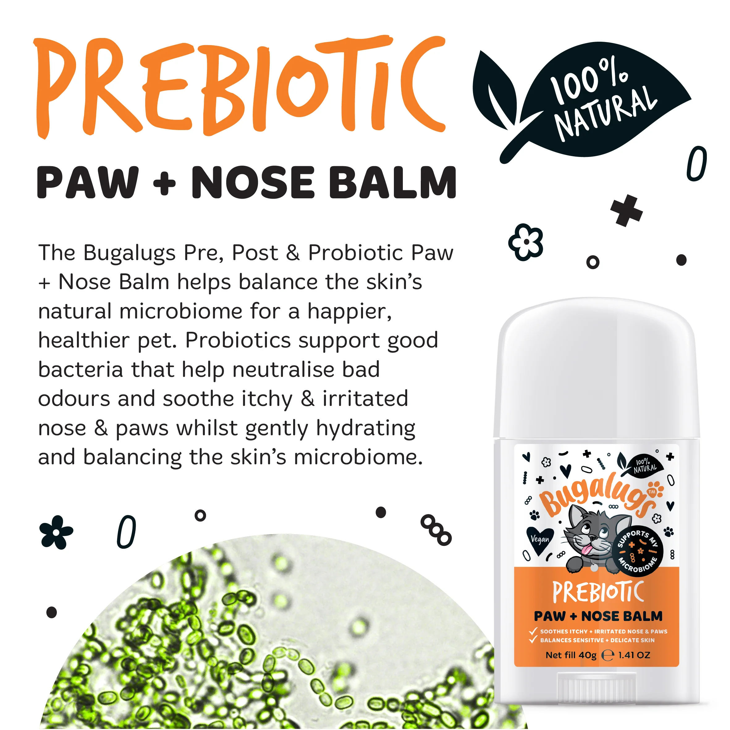 Prebiotic Balm Stick for Cats (40g) - Image 6