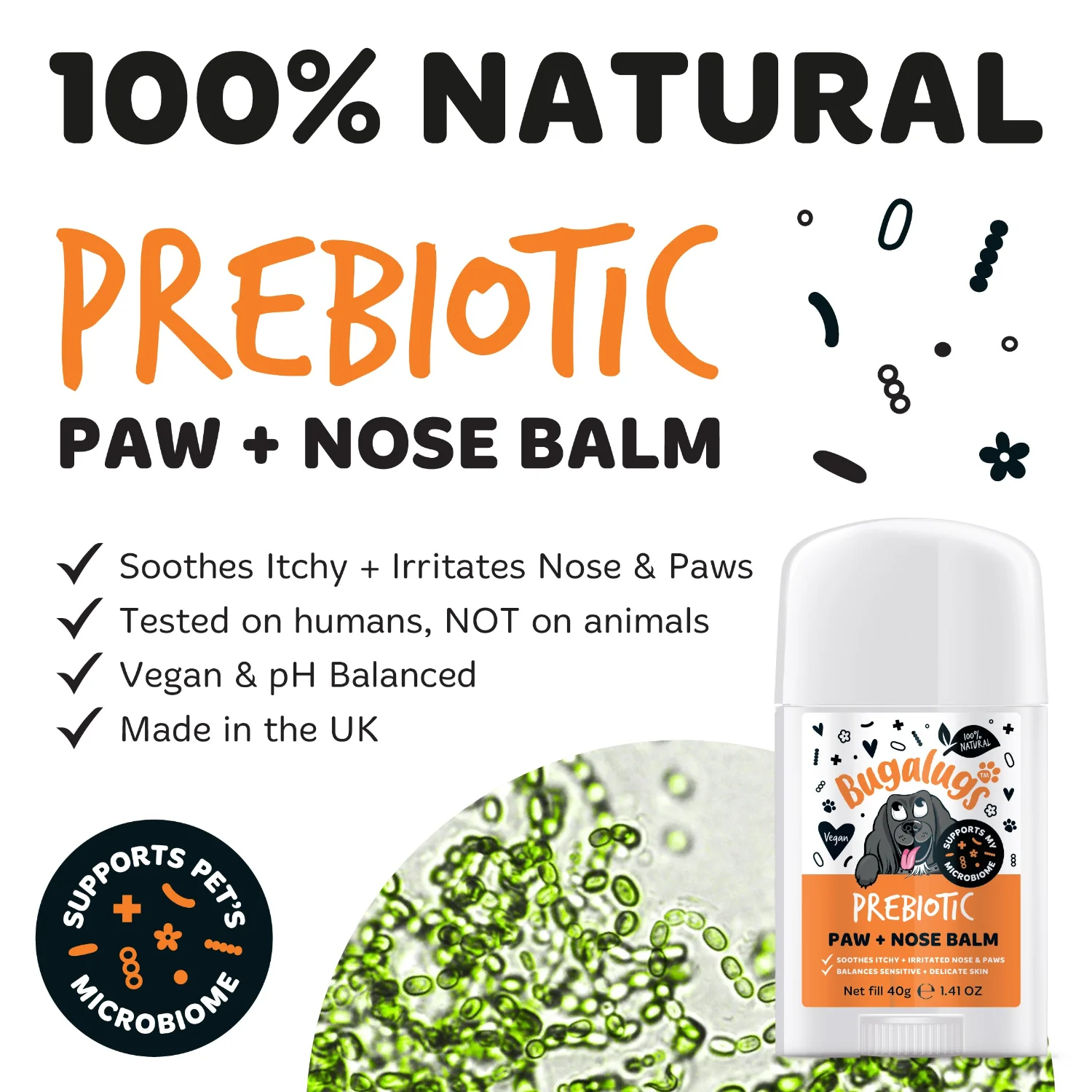 Prebiotic Balm Stick for Dogs (40g) - Image 2