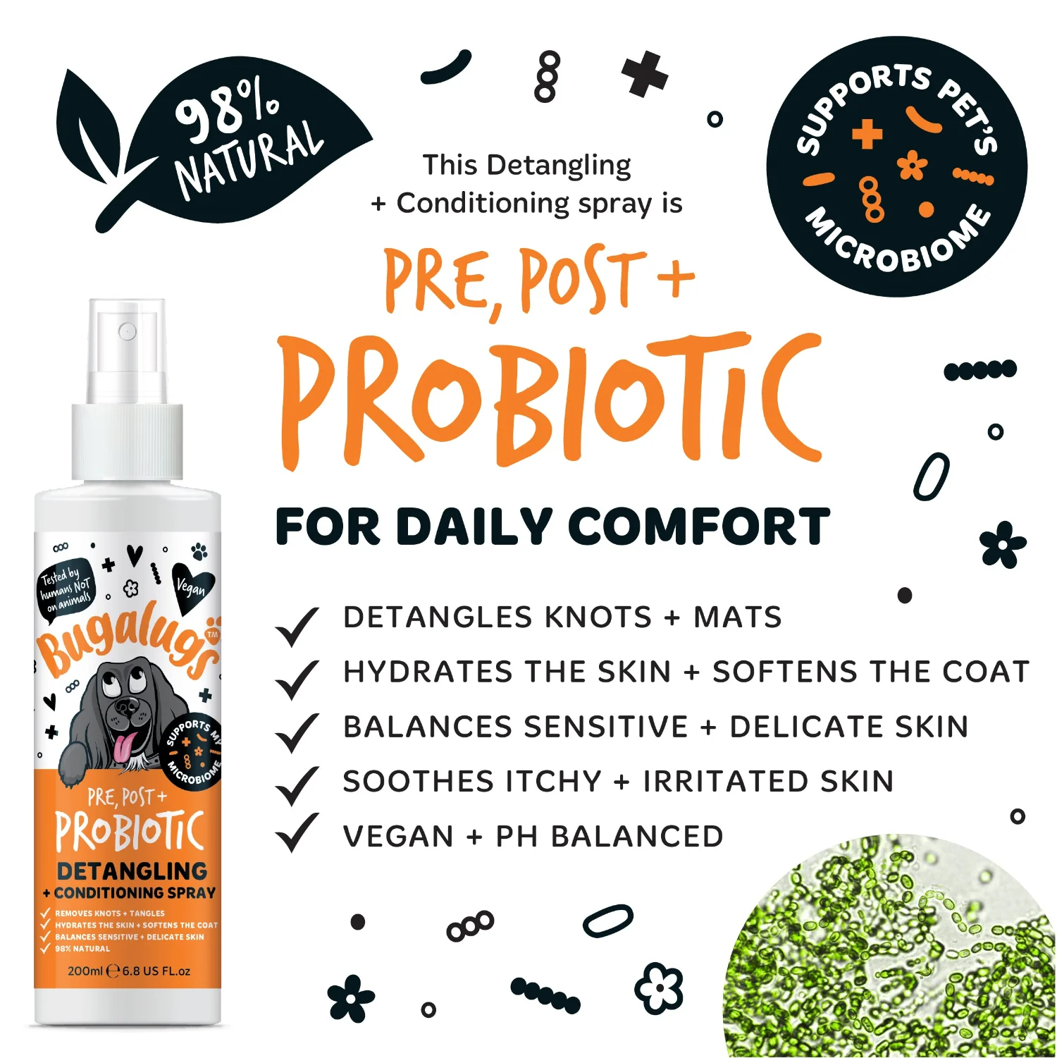 Pre, Post + Probiotic Detangling + Conditioning Spray for Dogs - Image 10