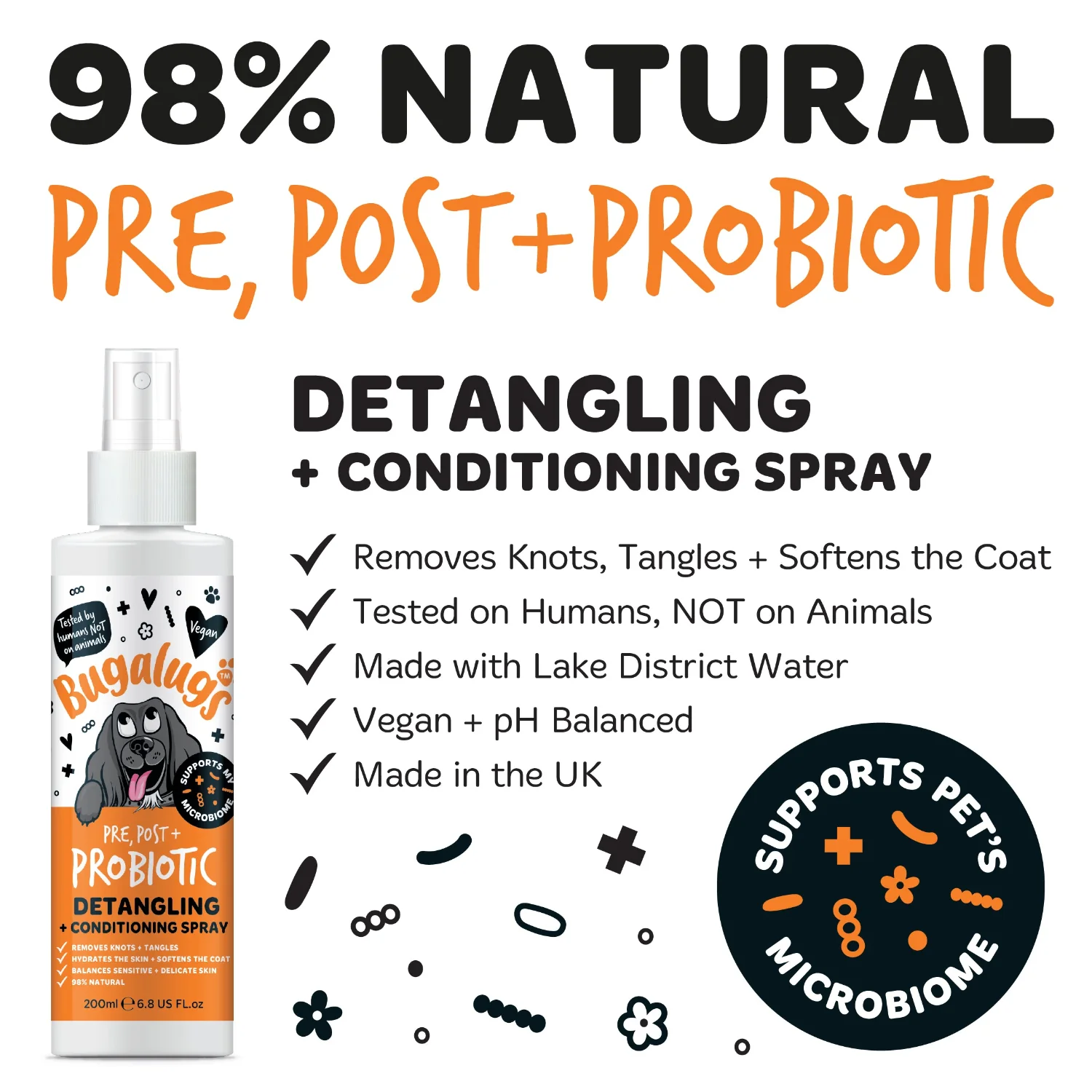 Pre, Post + Probiotic Detangling + Conditioning Spray for Dogs - Image 11