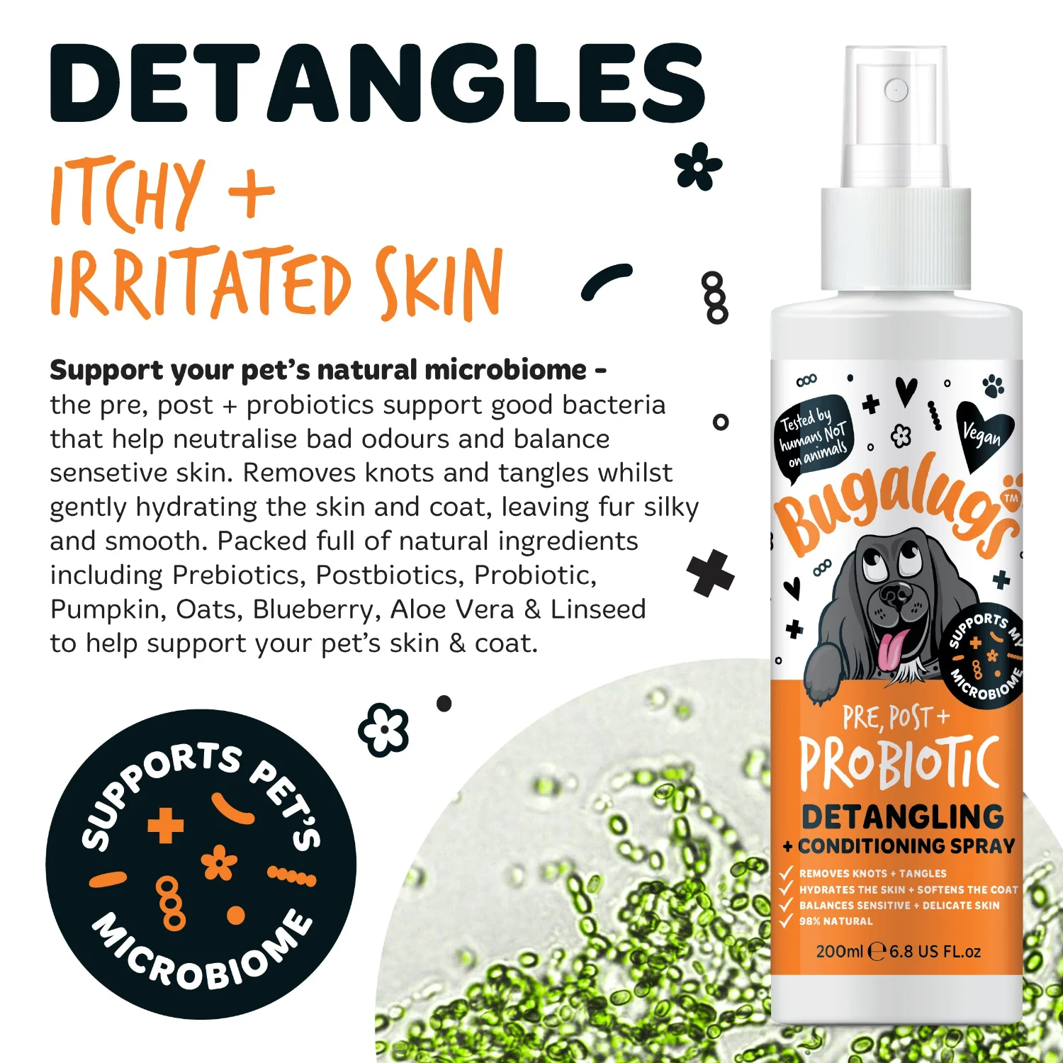 Pre, Post + Probiotic Detangling + Conditioning Spray for Dogs - Image 5