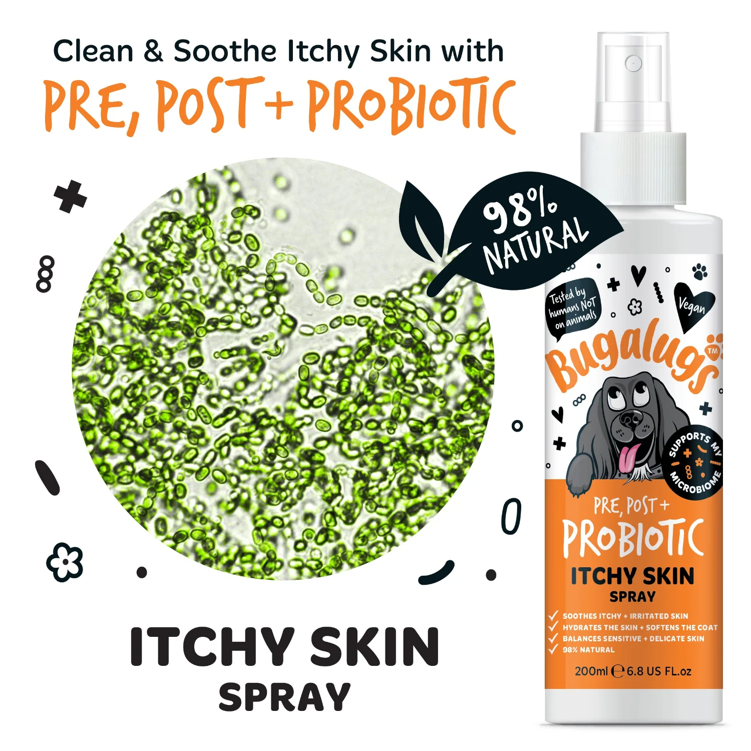 Pre, Post + Probiotic Itchy Skin Spray for Dogs - Image 6