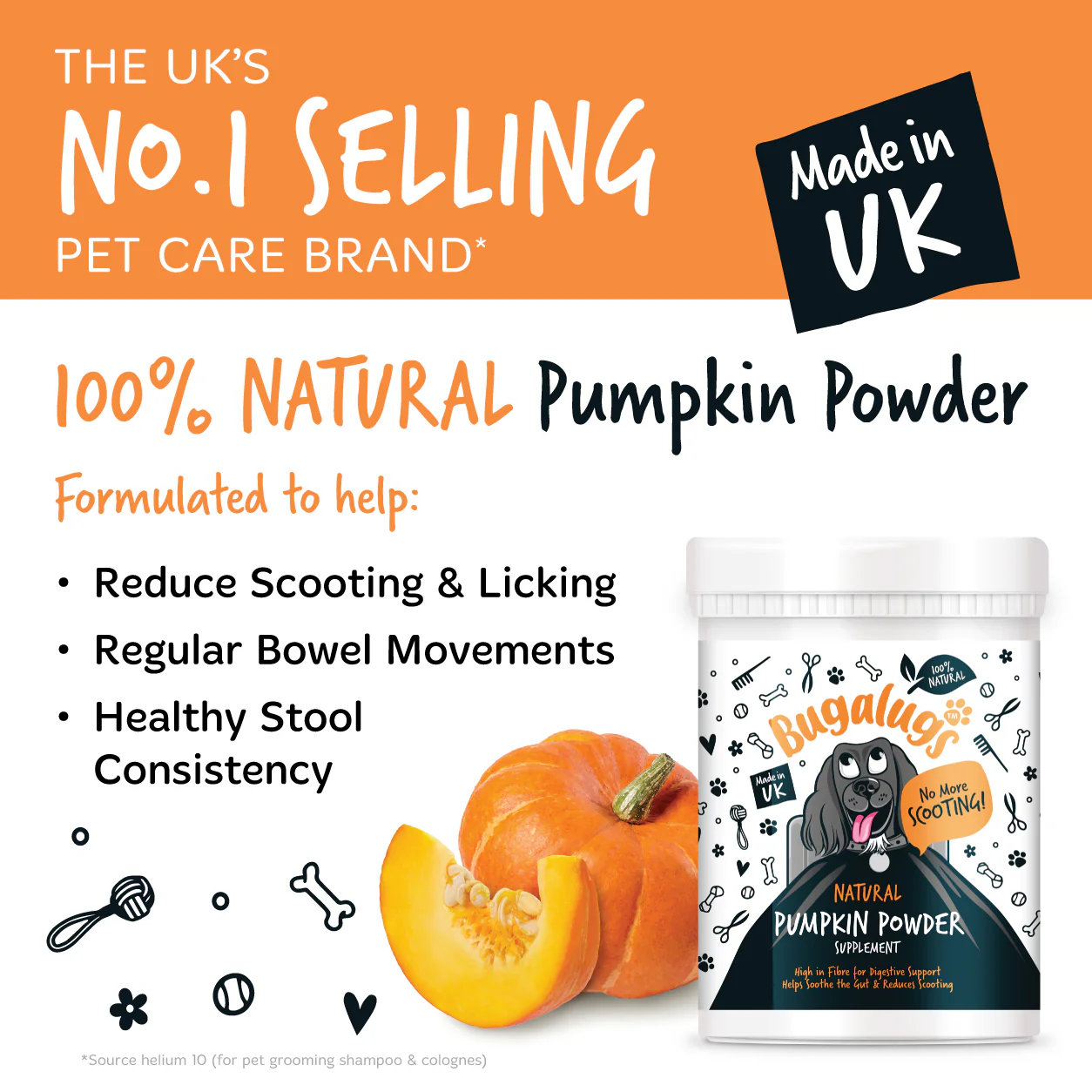 Pumpkin Powder Supplement for Dogs (200g) - Image 10