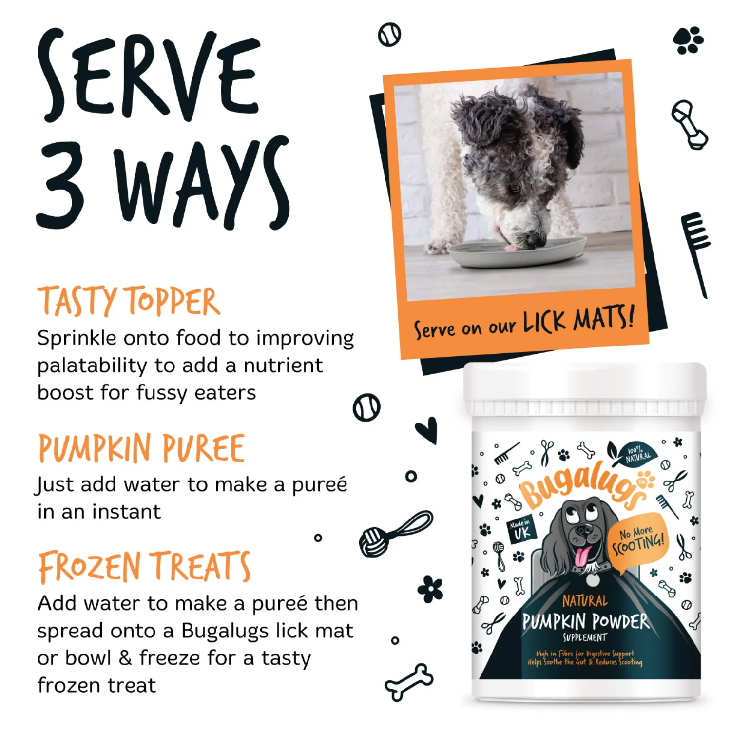 Pumpkin Powder Supplement for Dogs (200g) - Image 4
