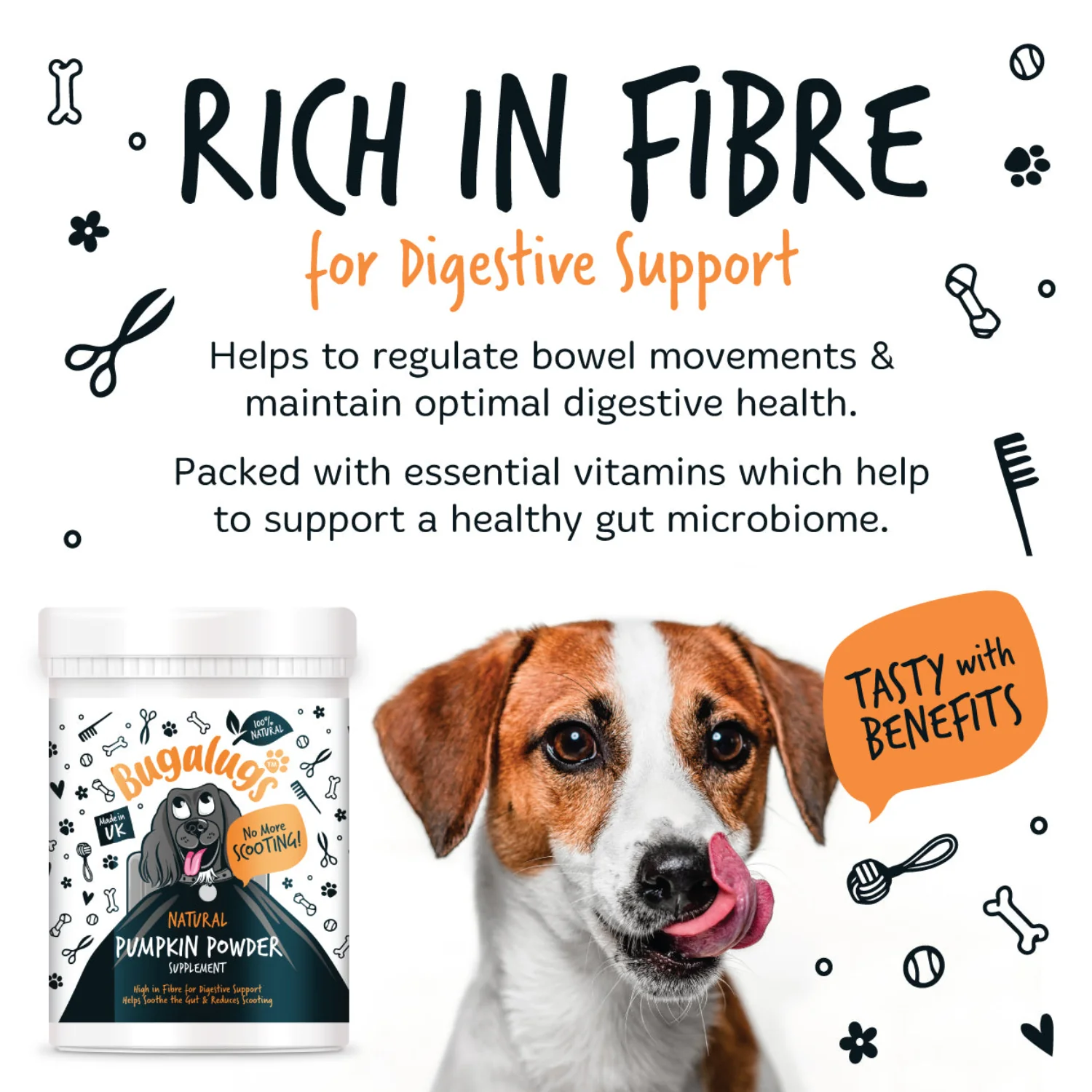Pumpkin Powder Supplement for Dogs (200g) - Image 9