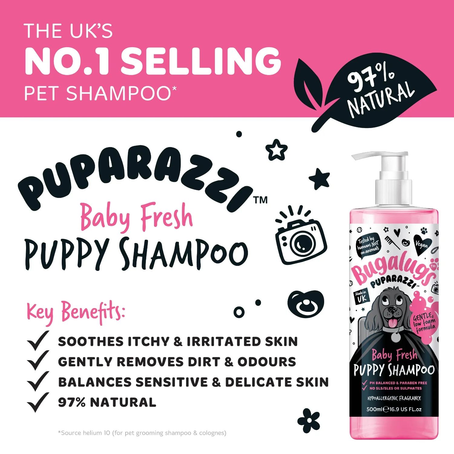 Puparazzi™ Baby Fresh Puppy Shampoo - Image 4