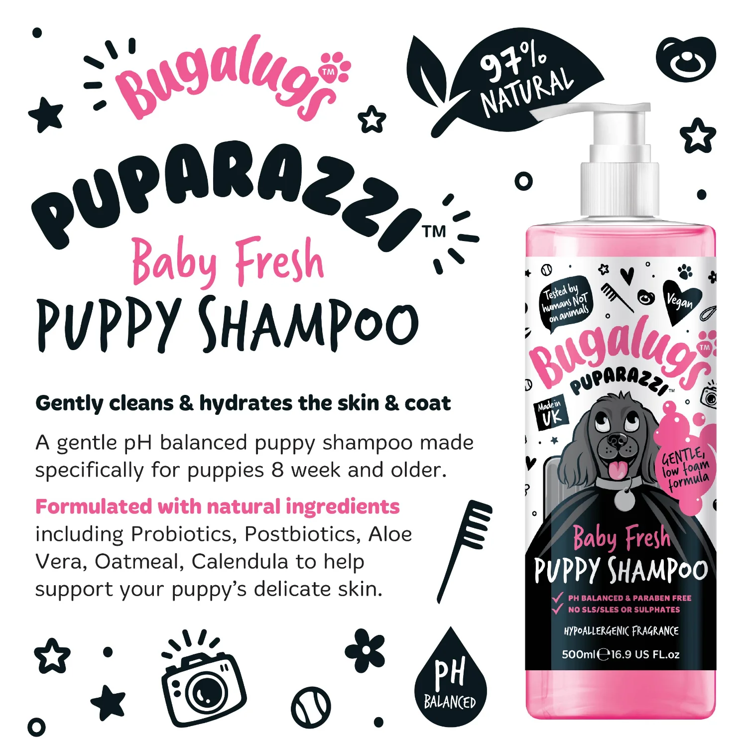Puparazzi™ Baby Fresh Puppy Shampoo - Image 5