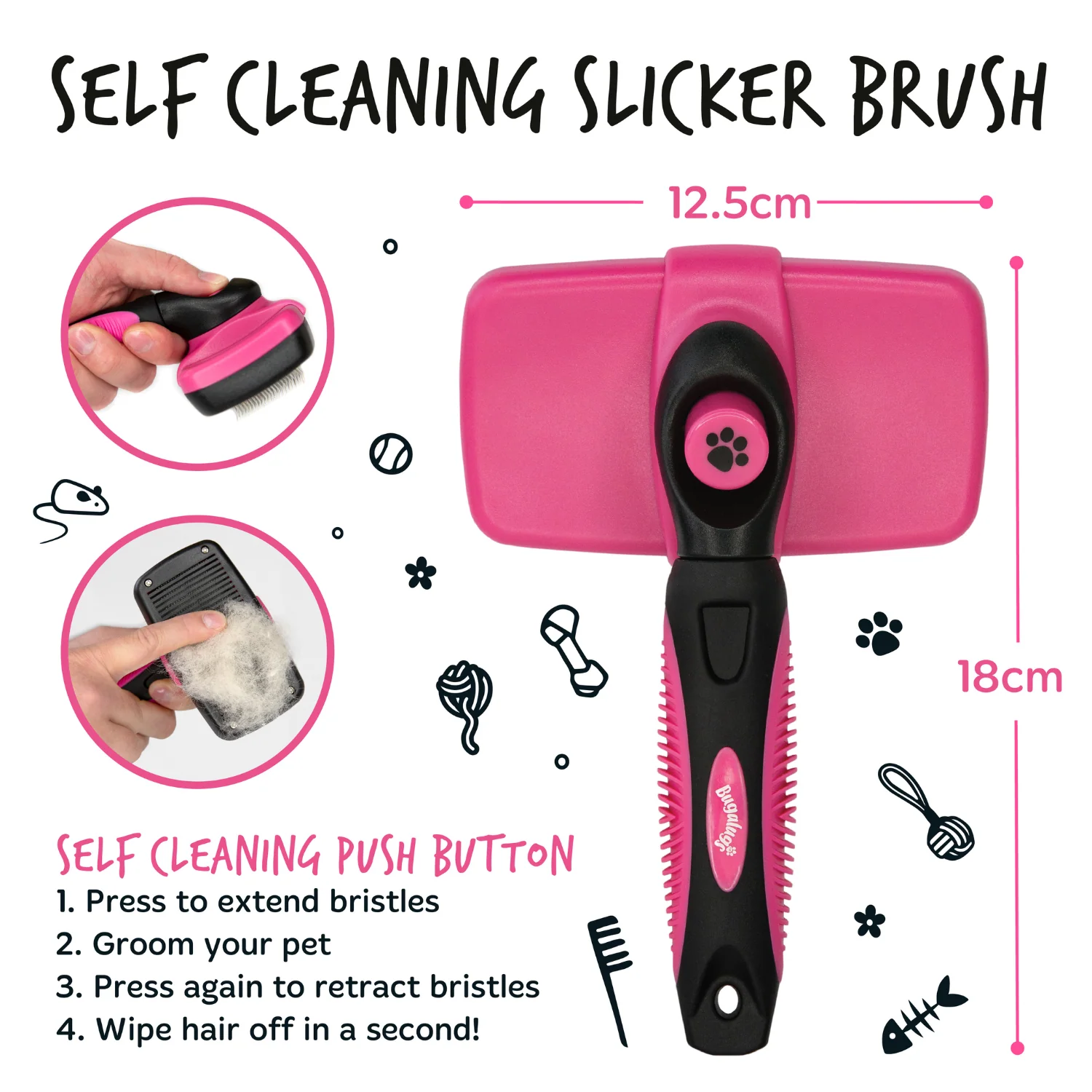 Slicker Brush for Dogs & Cats - Image 9