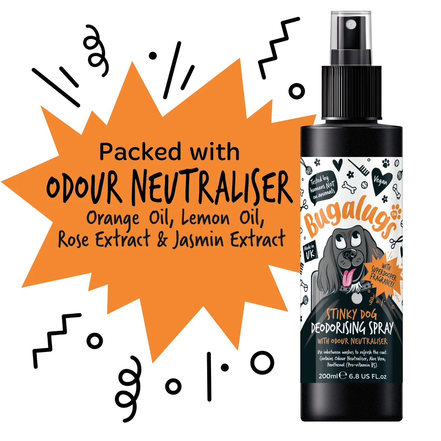 Stinky Dog Deodorising Spray with Odour Neutraliser - Image 4
