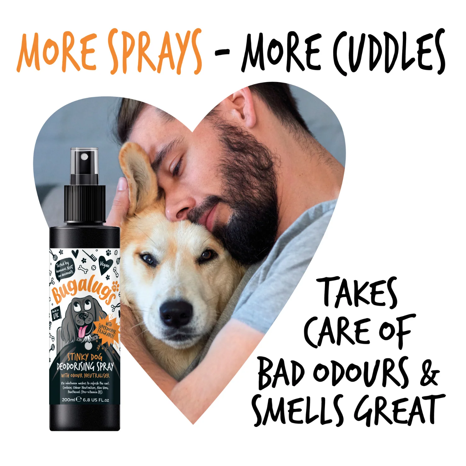 Stinky Dog Deodorising Spray with Odour Neutraliser - Image 9