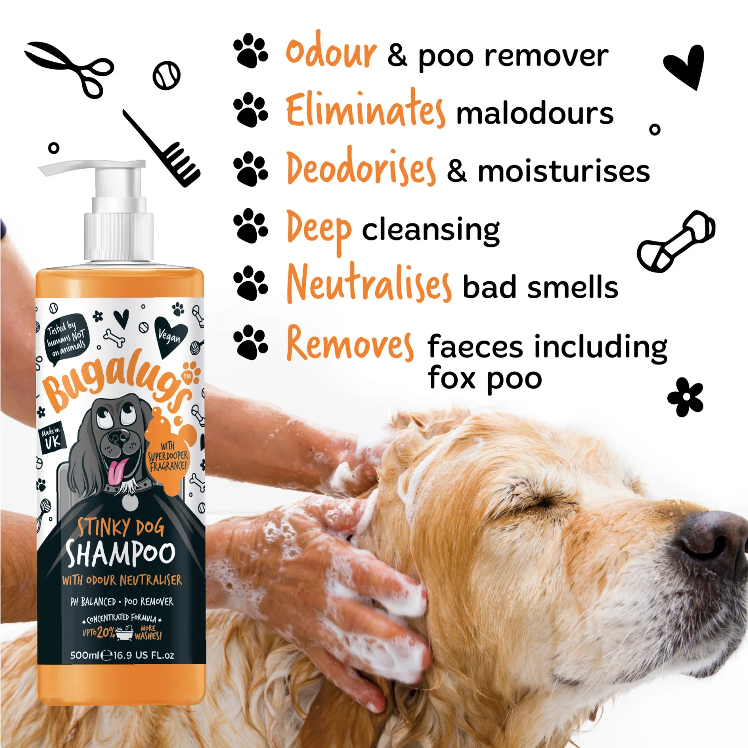 Stinky Dog Shampoo with Odour Neutraliser - Image 11