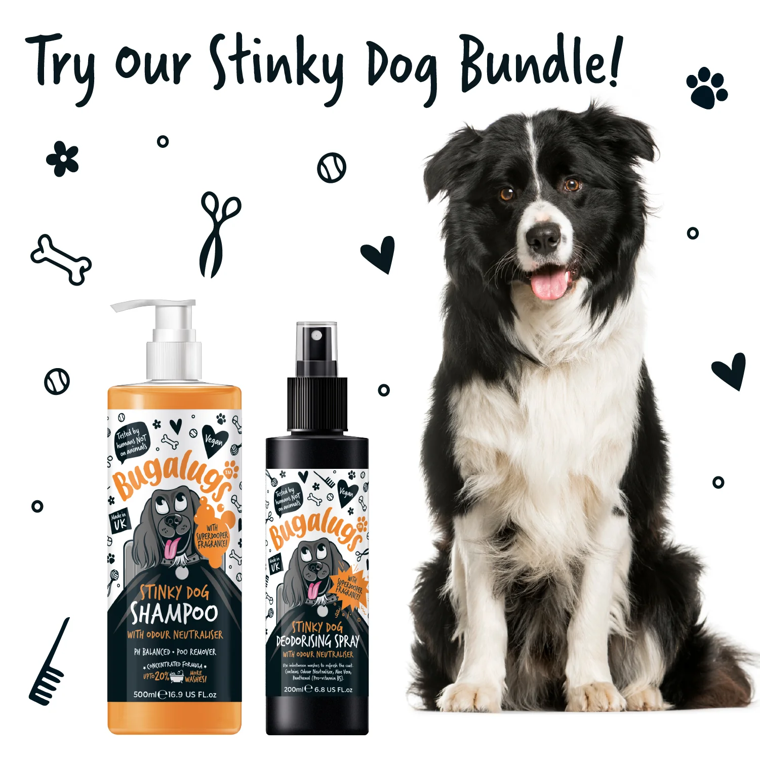 Stinky Dog Shampoo with Odour Neutraliser - Image 12