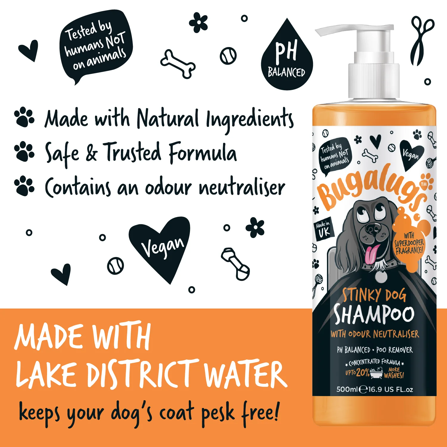 Stinky Dog Shampoo with Odour Neutraliser - Image 3