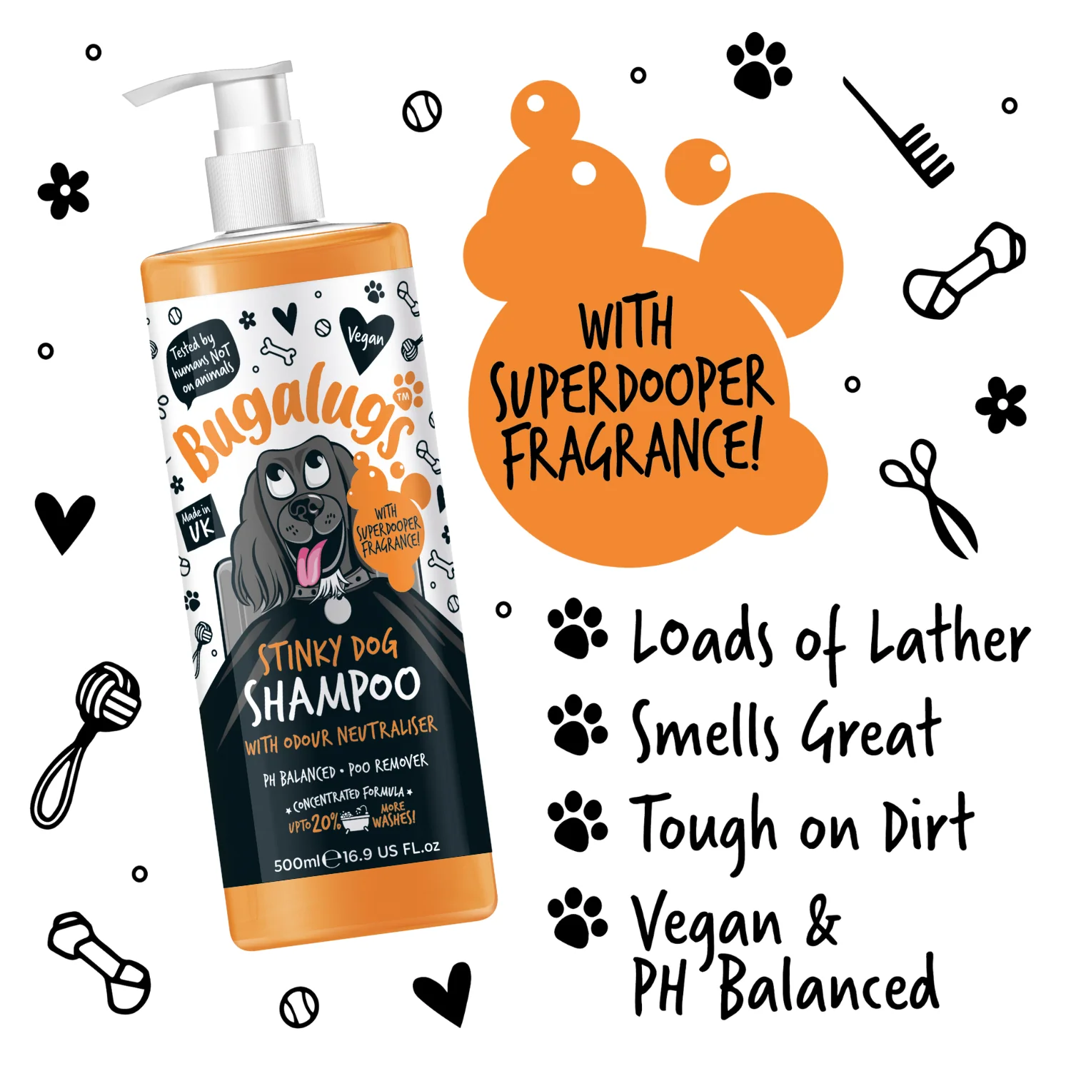 Stinky Dog Shampoo with Odour Neutraliser - Image 4