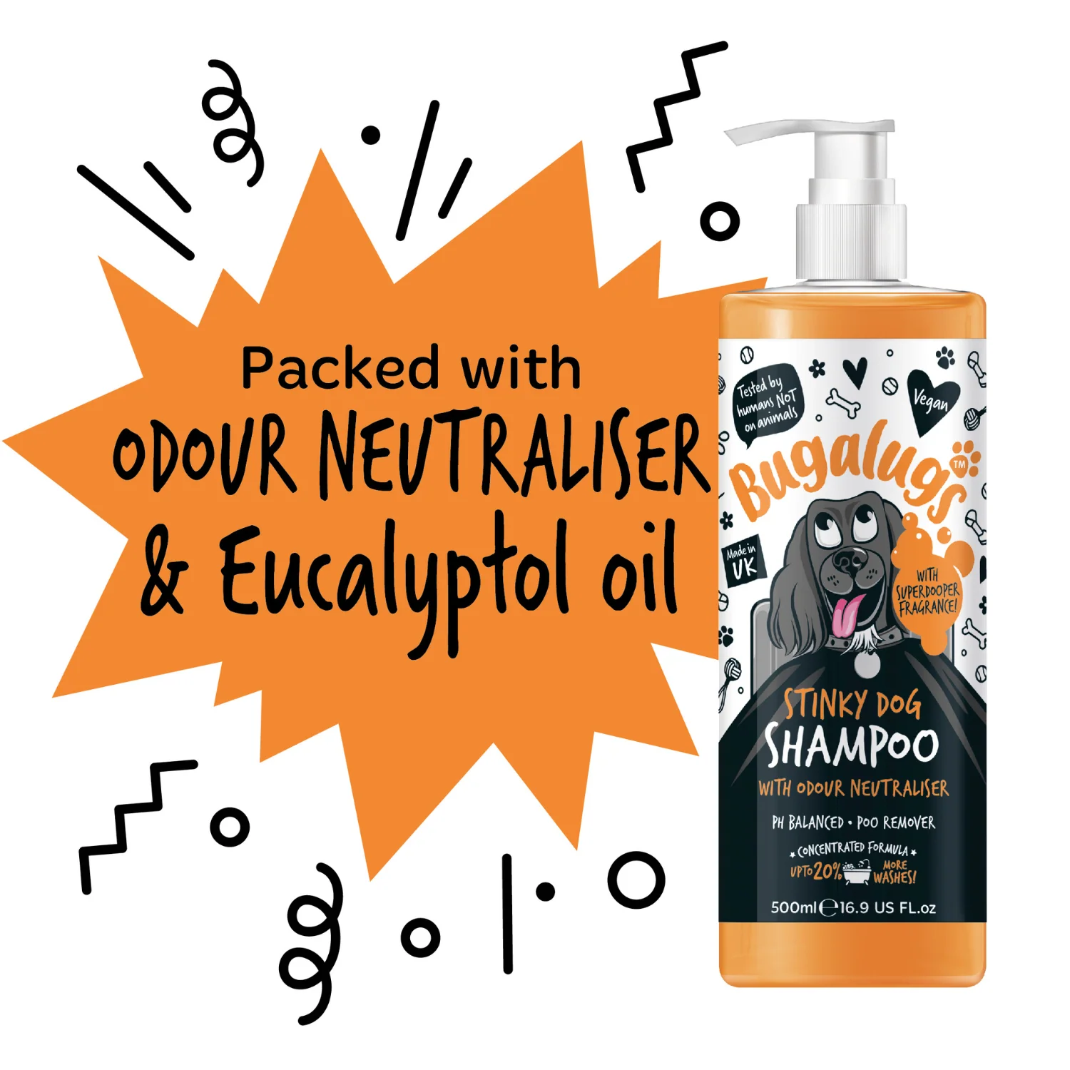 Stinky Dog Shampoo with Odour Neutraliser - Image 6