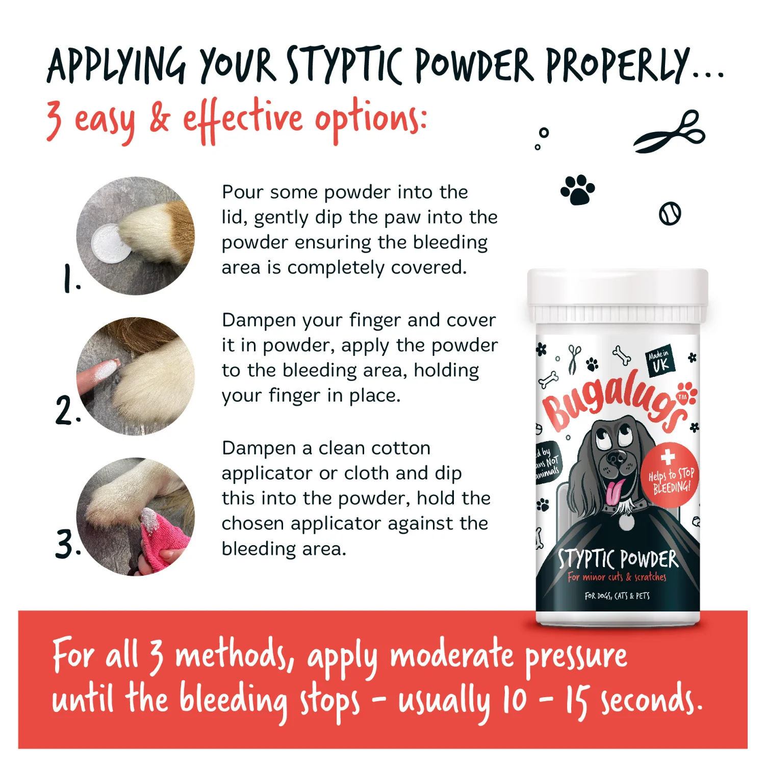 Styptic Powder for Minor Pet Cuts & Scratches - Image 3