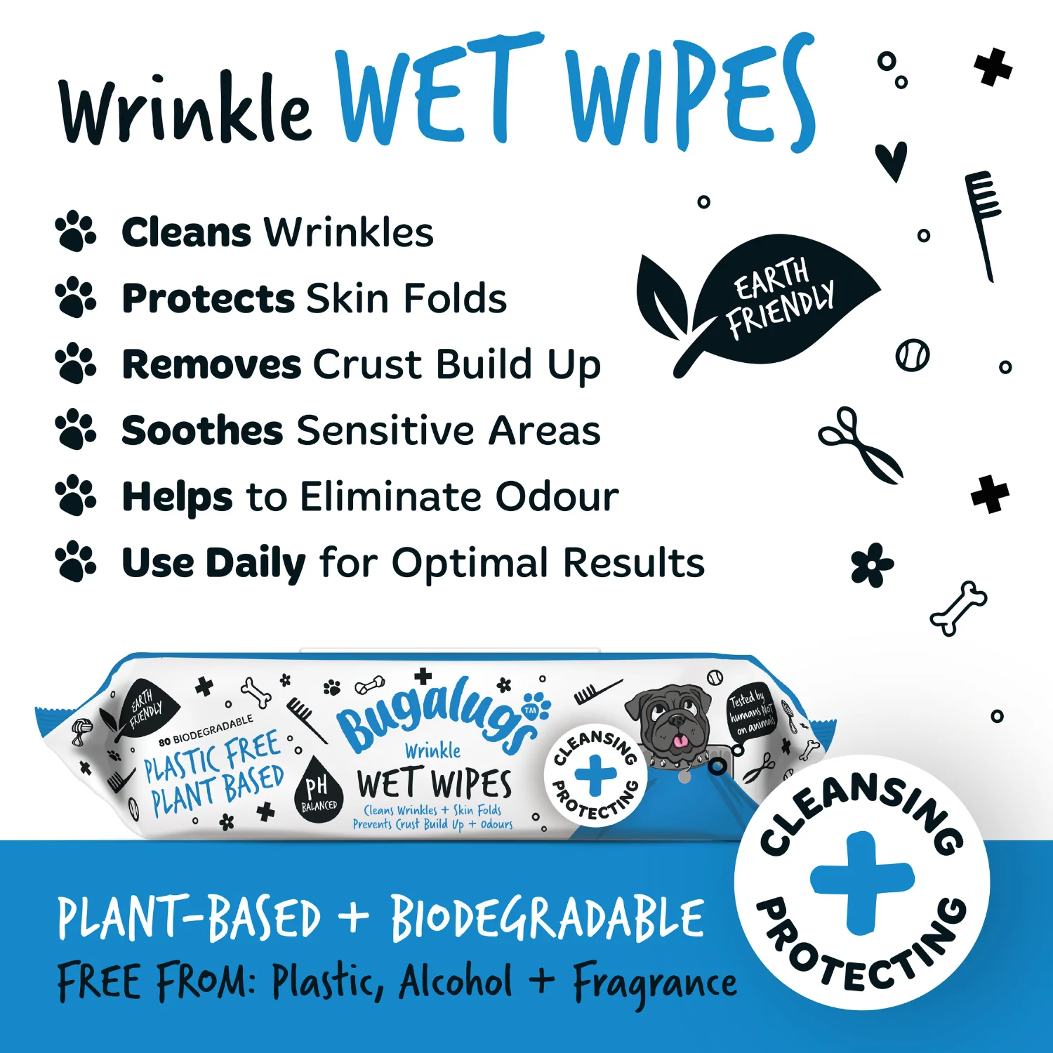 Wrinkle Wet Wipes for Dogs & Cats - Image 4
