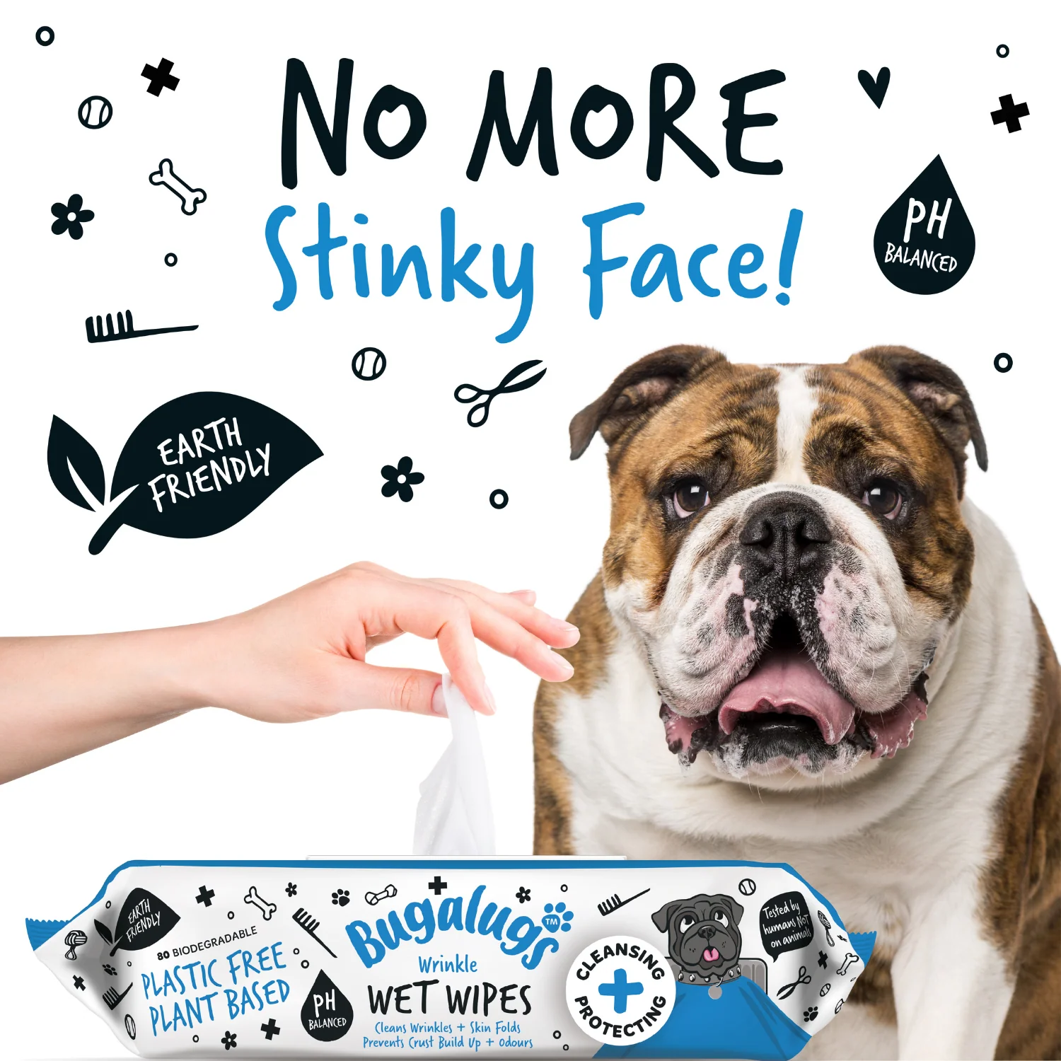 Wrinkle Wet Wipes for Dogs & Cats - Image 5