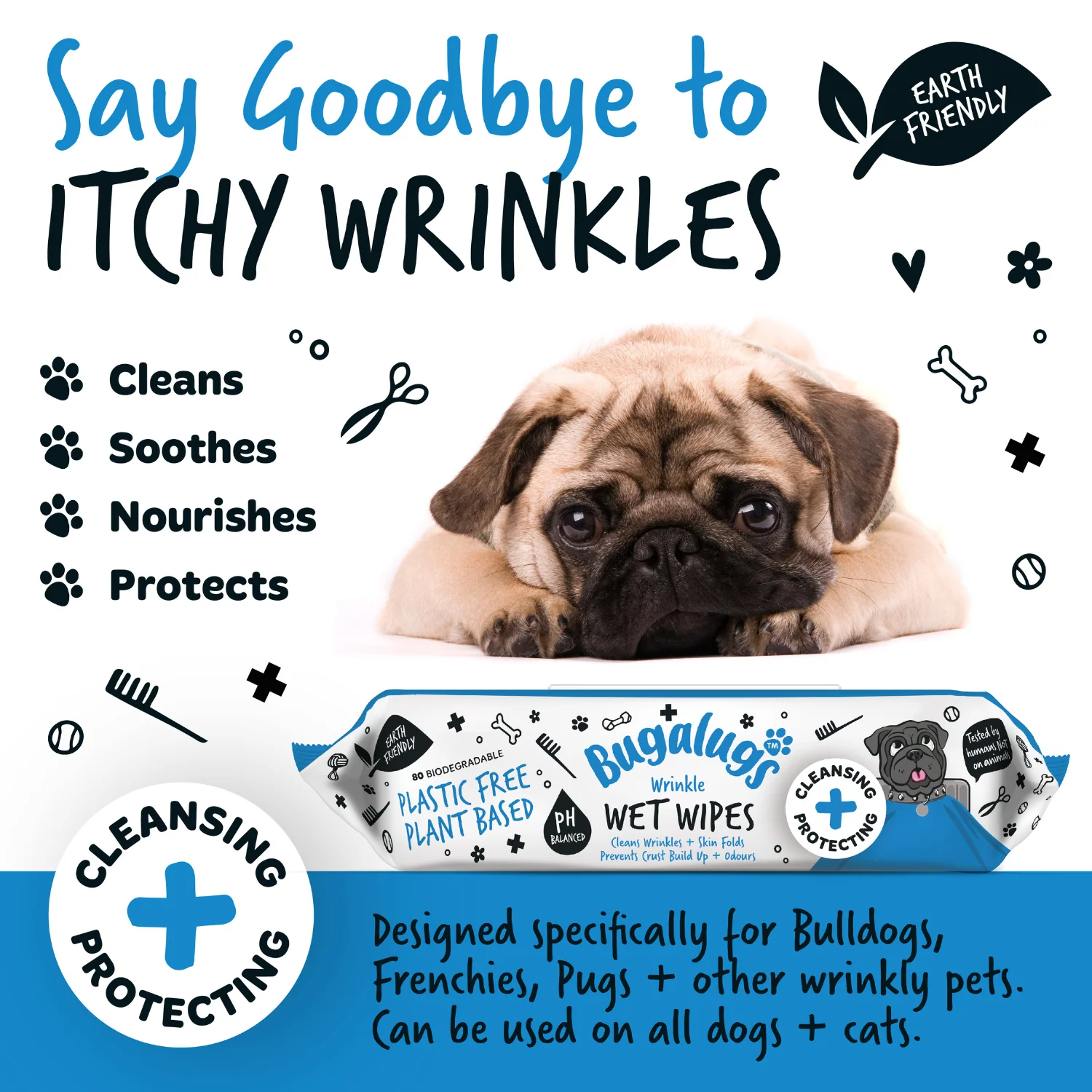 Wrinkle Wet Wipes for Dogs & Cats - Image 7