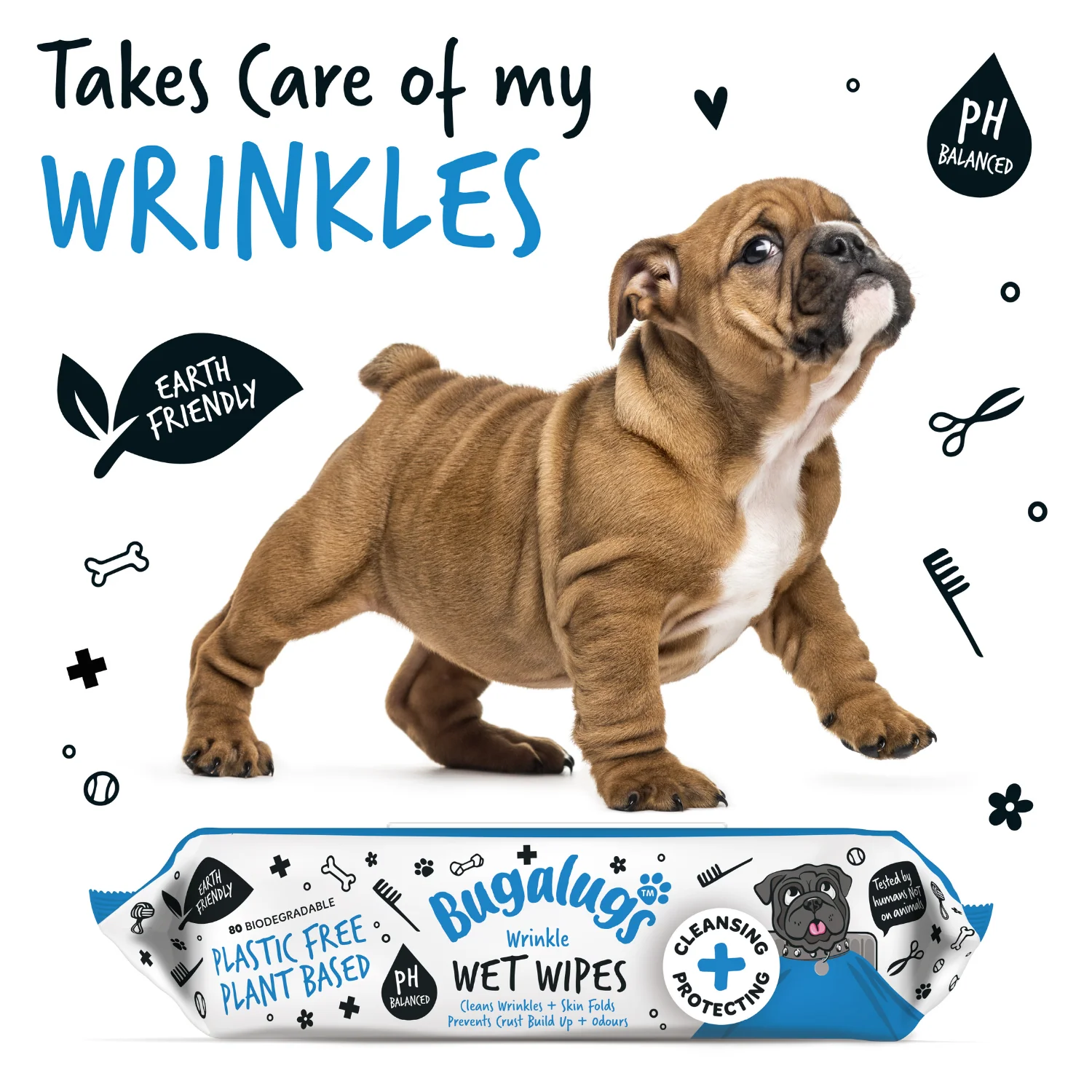 Wrinkle Wet Wipes for Dogs & Cats - Image 8
