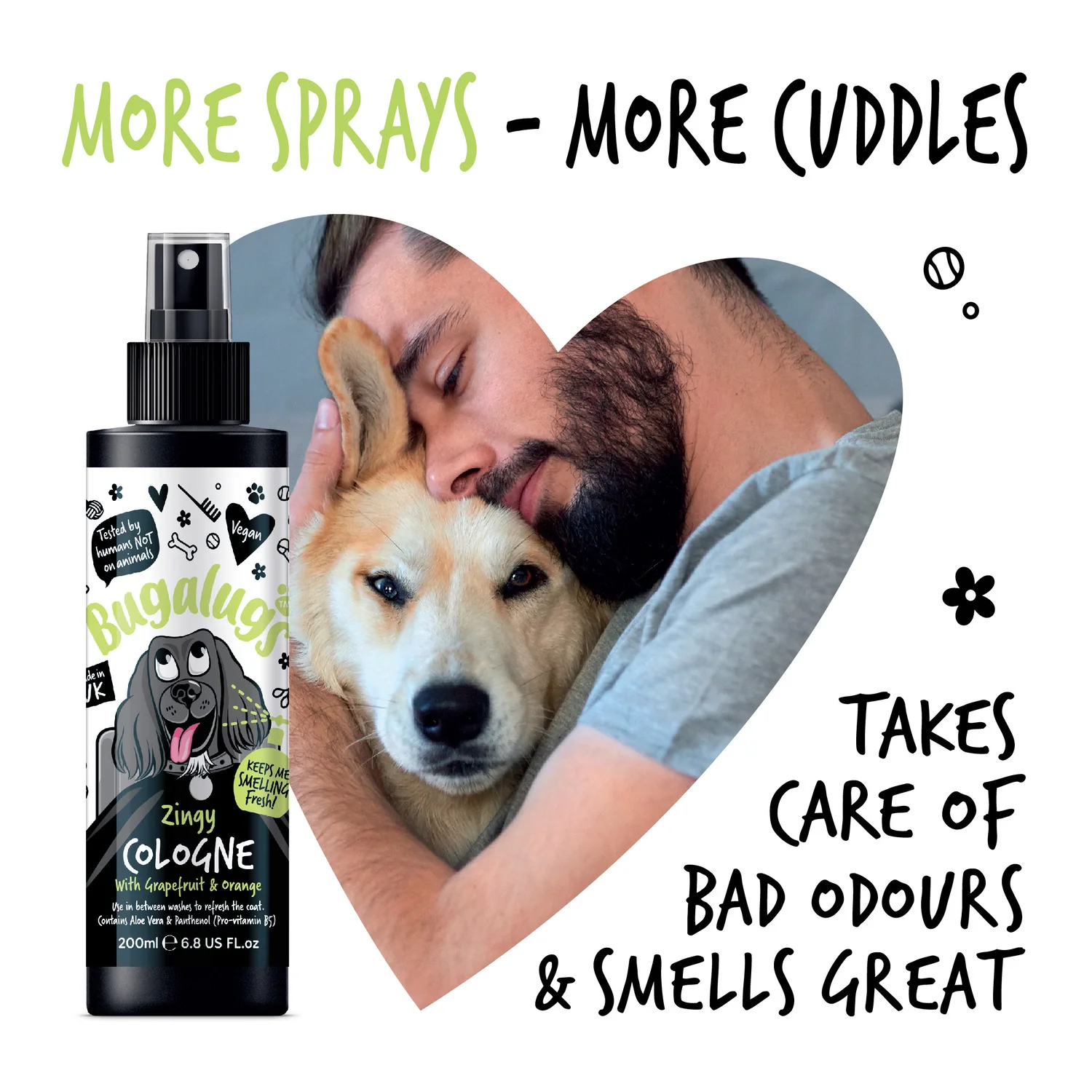 Zingy Dog Cologne with Grapefruit & Orange - Image 11