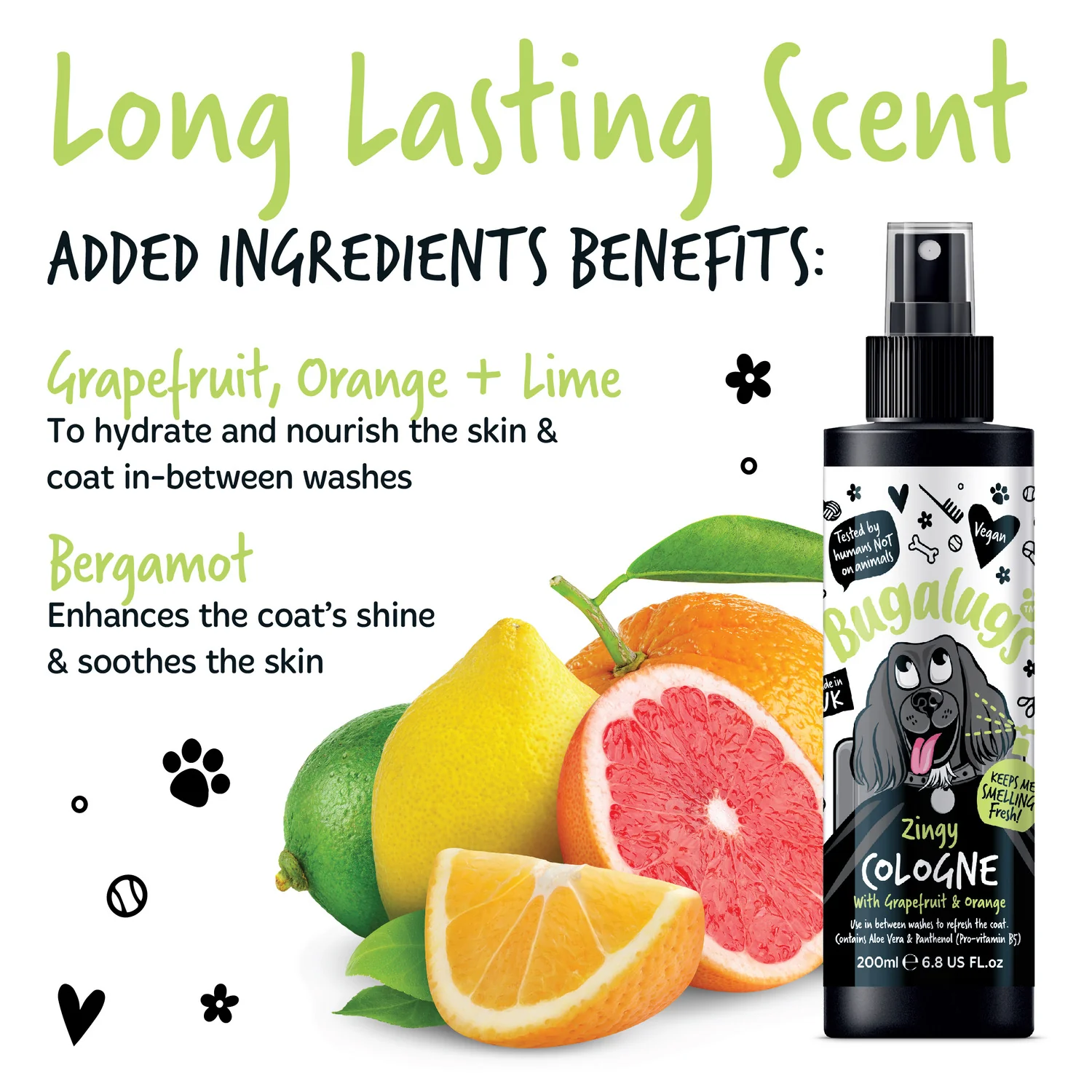 Zingy Dog Cologne with Grapefruit & Orange - Image 6